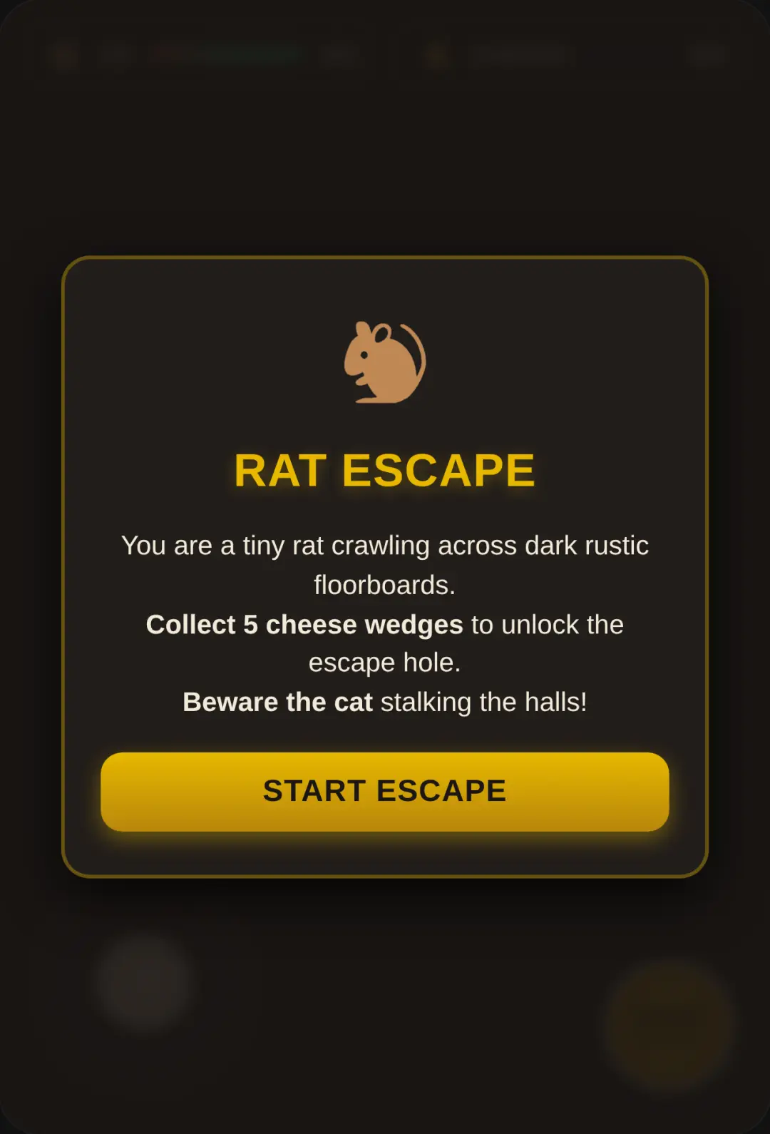 Rat Escape - Cat Chase 3D cover