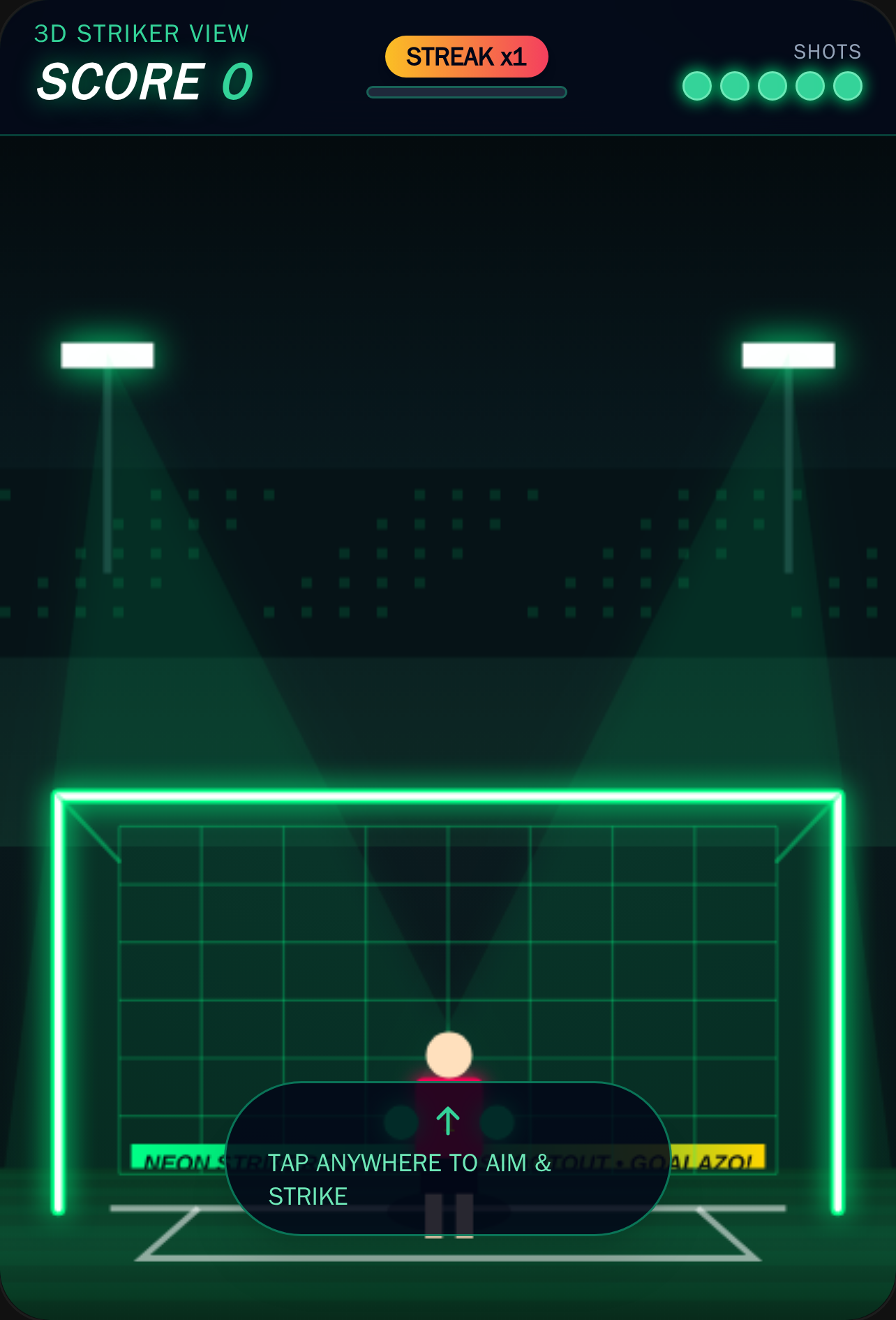 Neon Striker - 3D Penalty Shootout cover