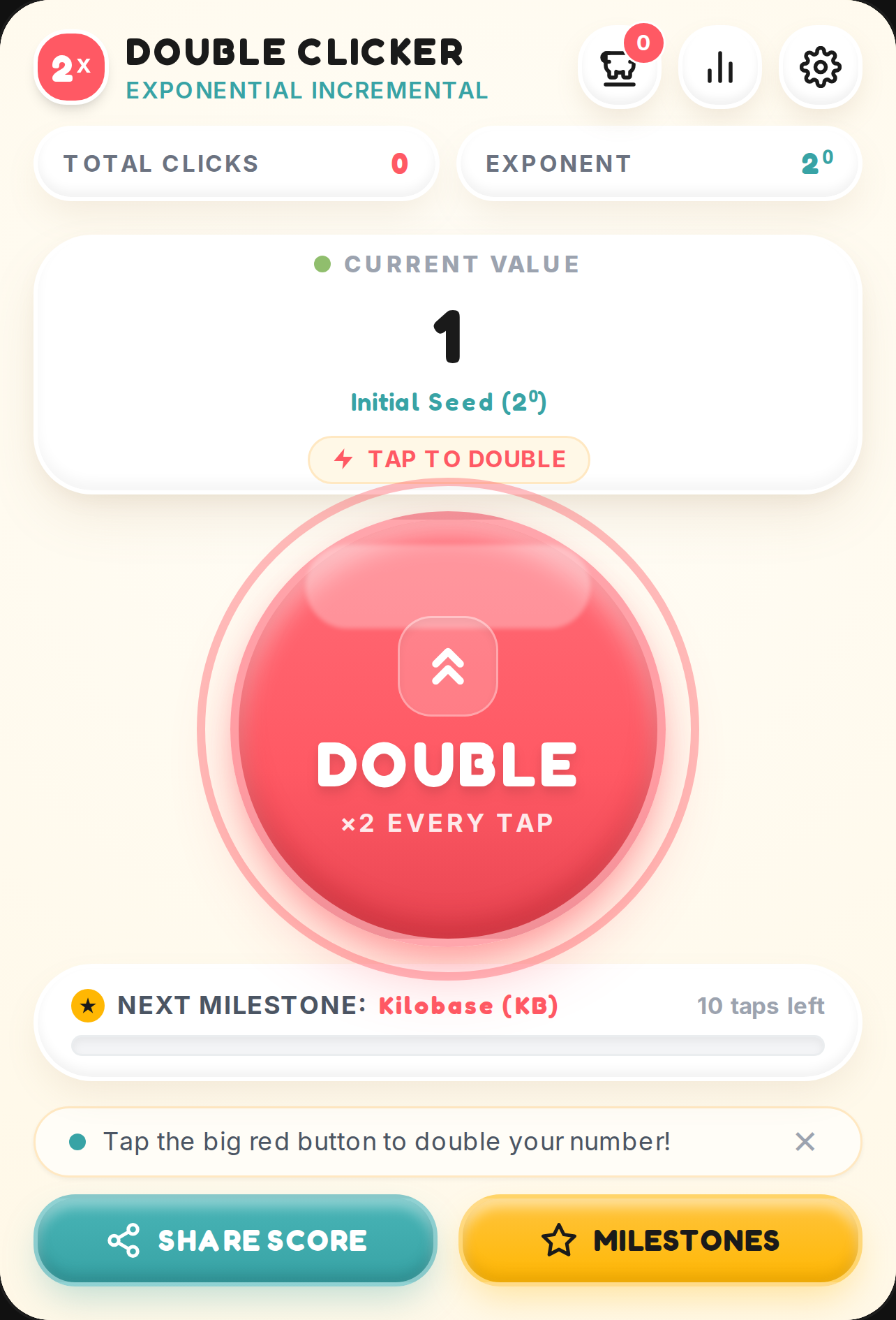 Double Clicker - Exponential Incremental cover