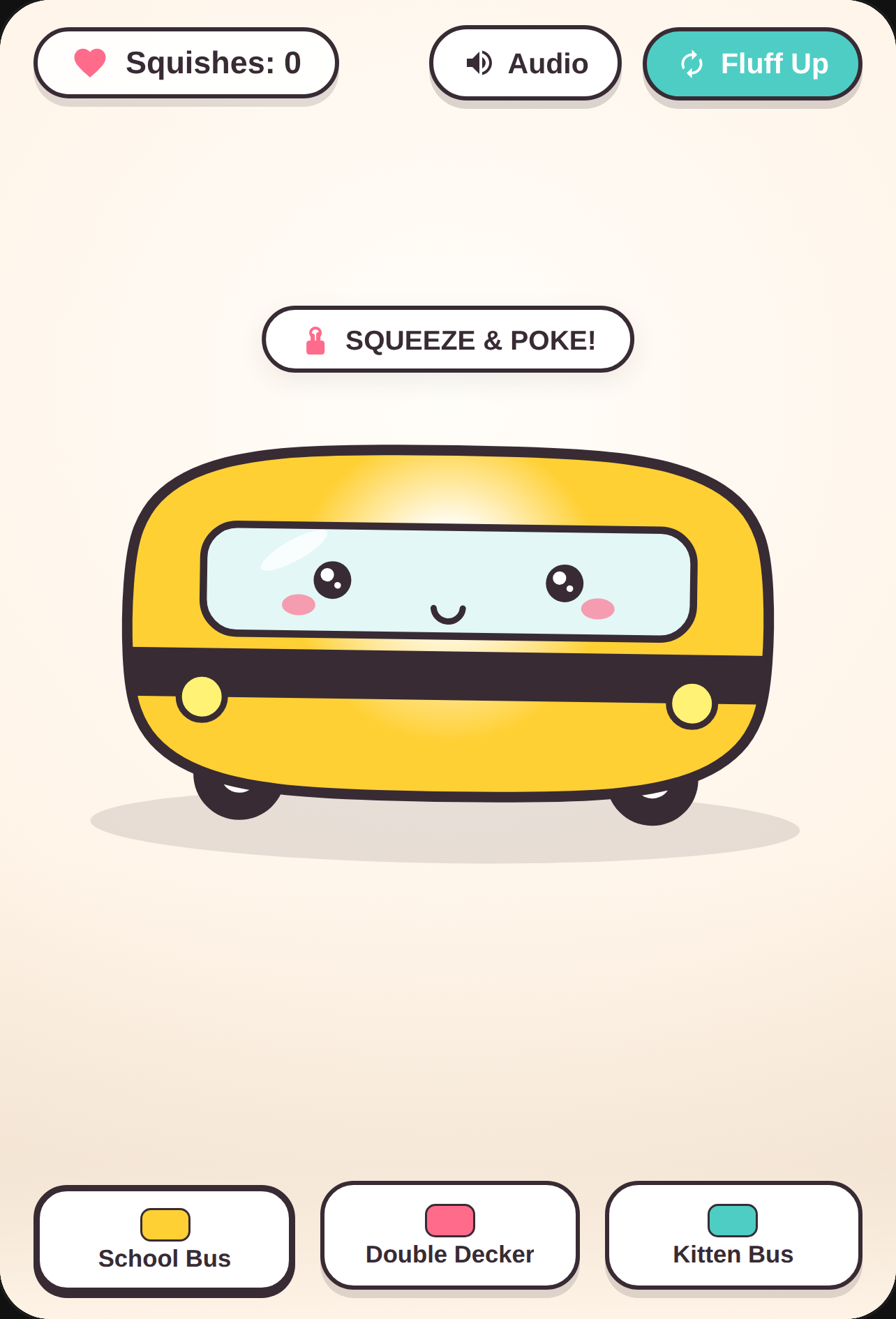Kawaii Bus Squishy cover