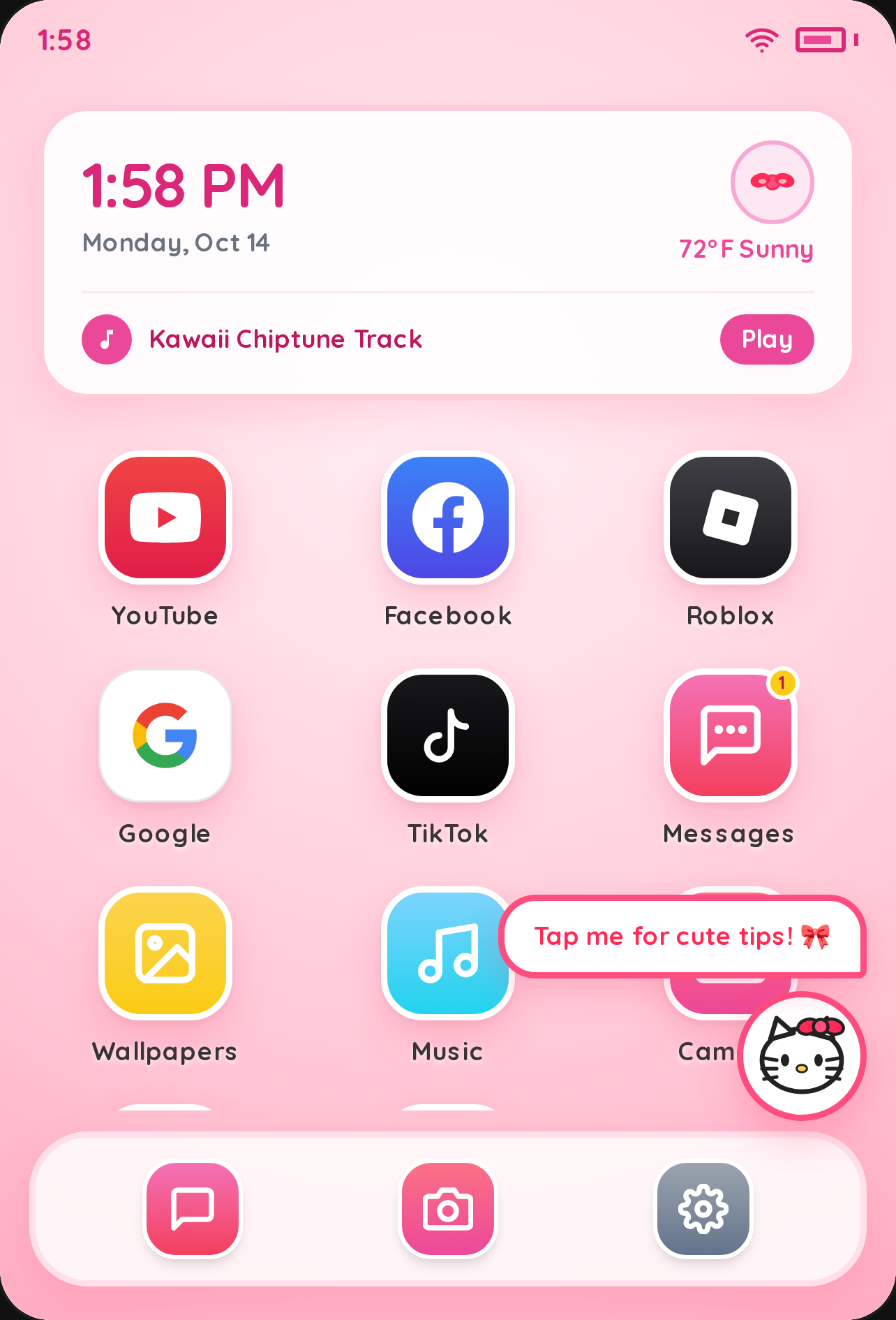 Hello Kitty Cute Phone Screen cover