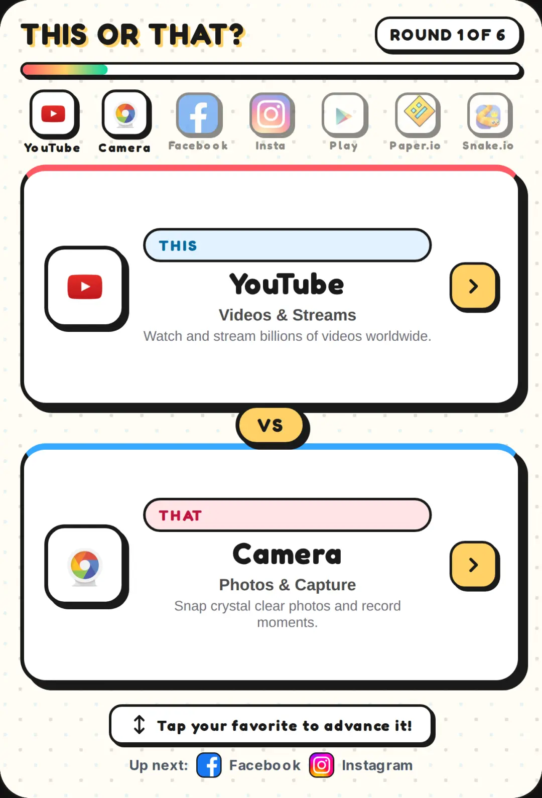 This or That? App Showdown cover