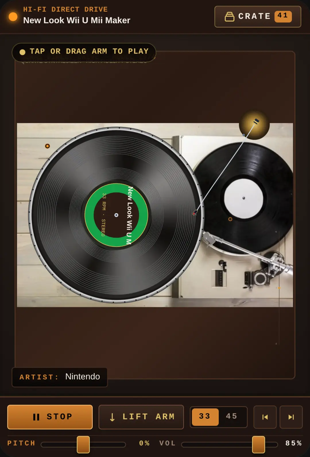 Sekai Hi-Fi Vinyl Turntable cover