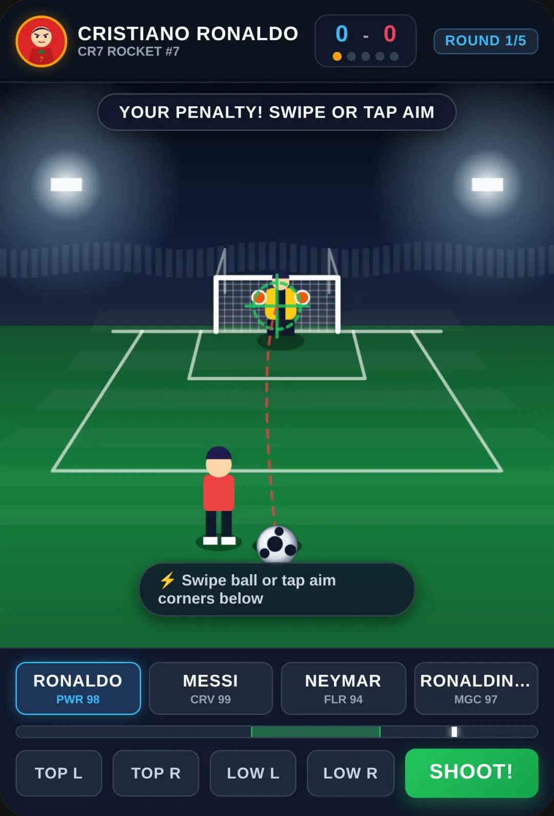 Penalty Legends: Ronaldo, Messi, Neymar & Ronaldinho cover