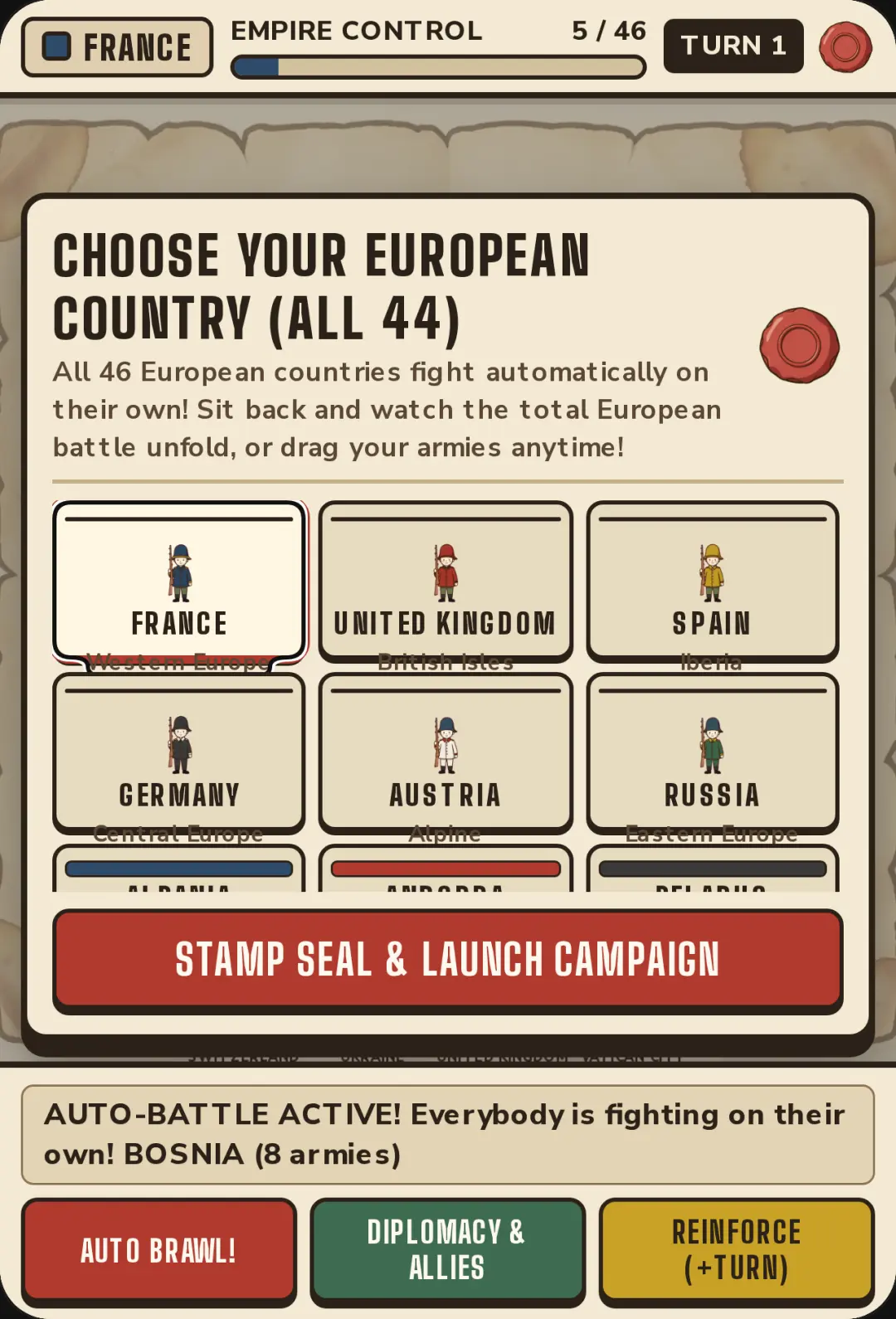 Crowns of Europe: Grand Command cover