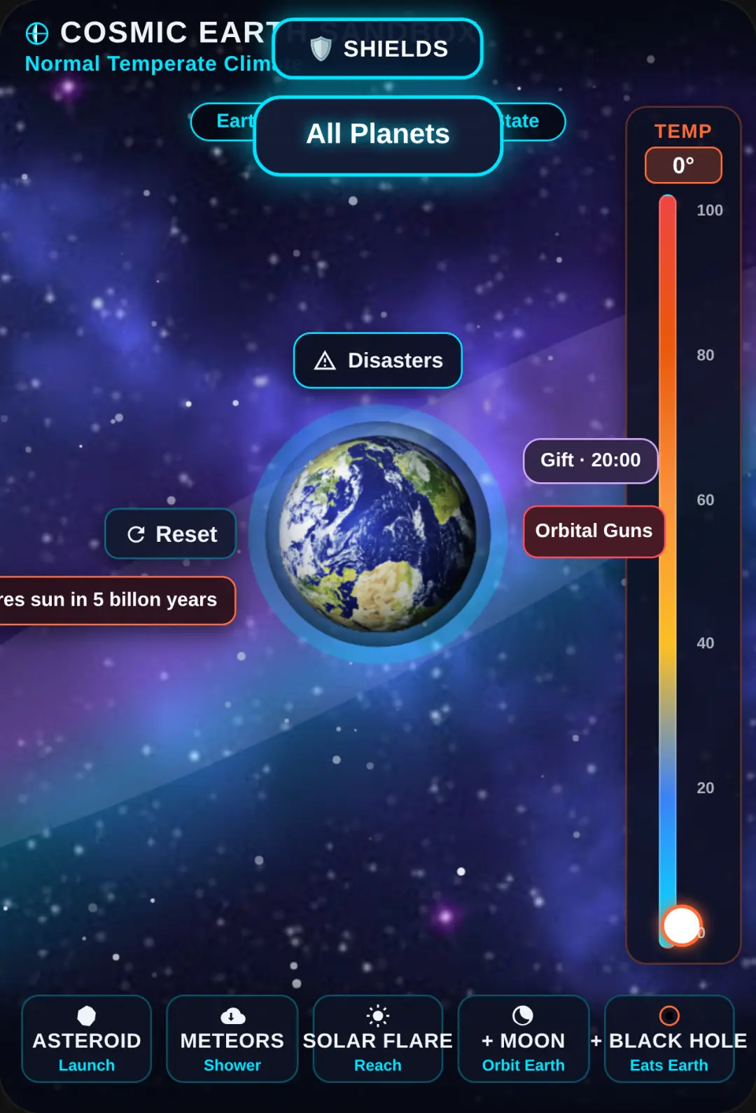 Cosmic Sandbox - Earth & Space cover