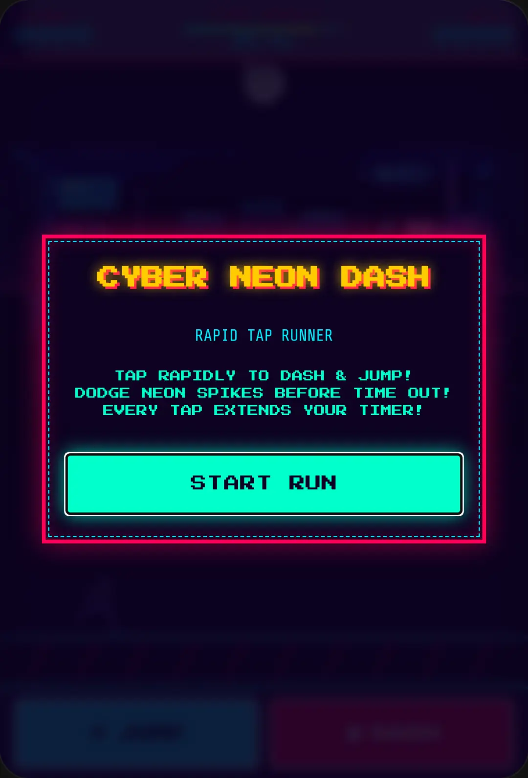 Cyber Neon Dash cover