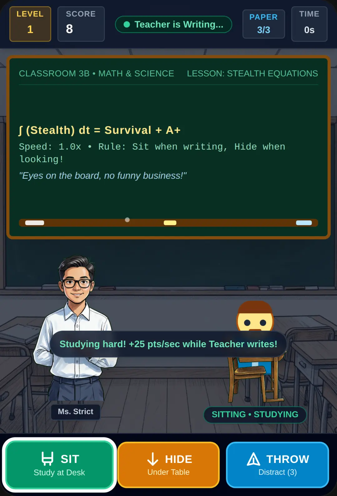 Classroom Stealth 👩‍🏫👩‍🏫👩‍🏫 cover