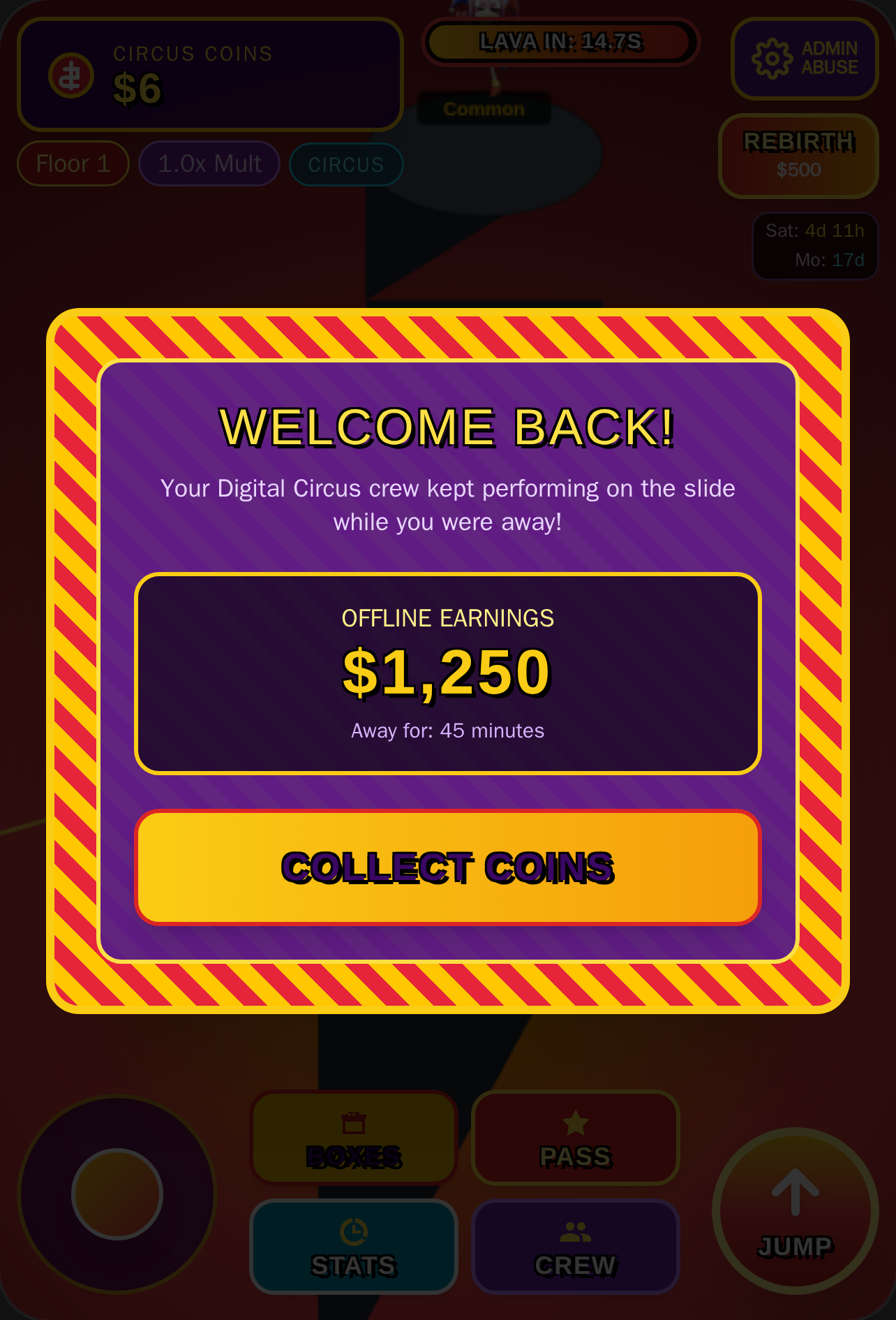 Digital Circus: Lava Survival & Tower Tycoon cover