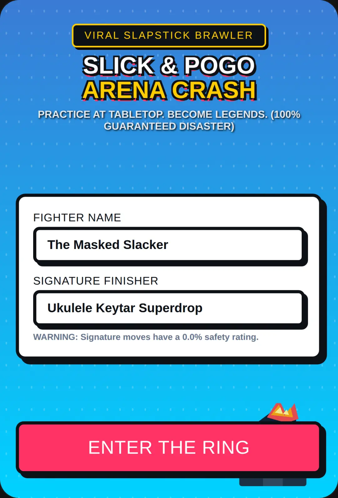 Slick & Pogo: Catastrophic Fight Simulator cover