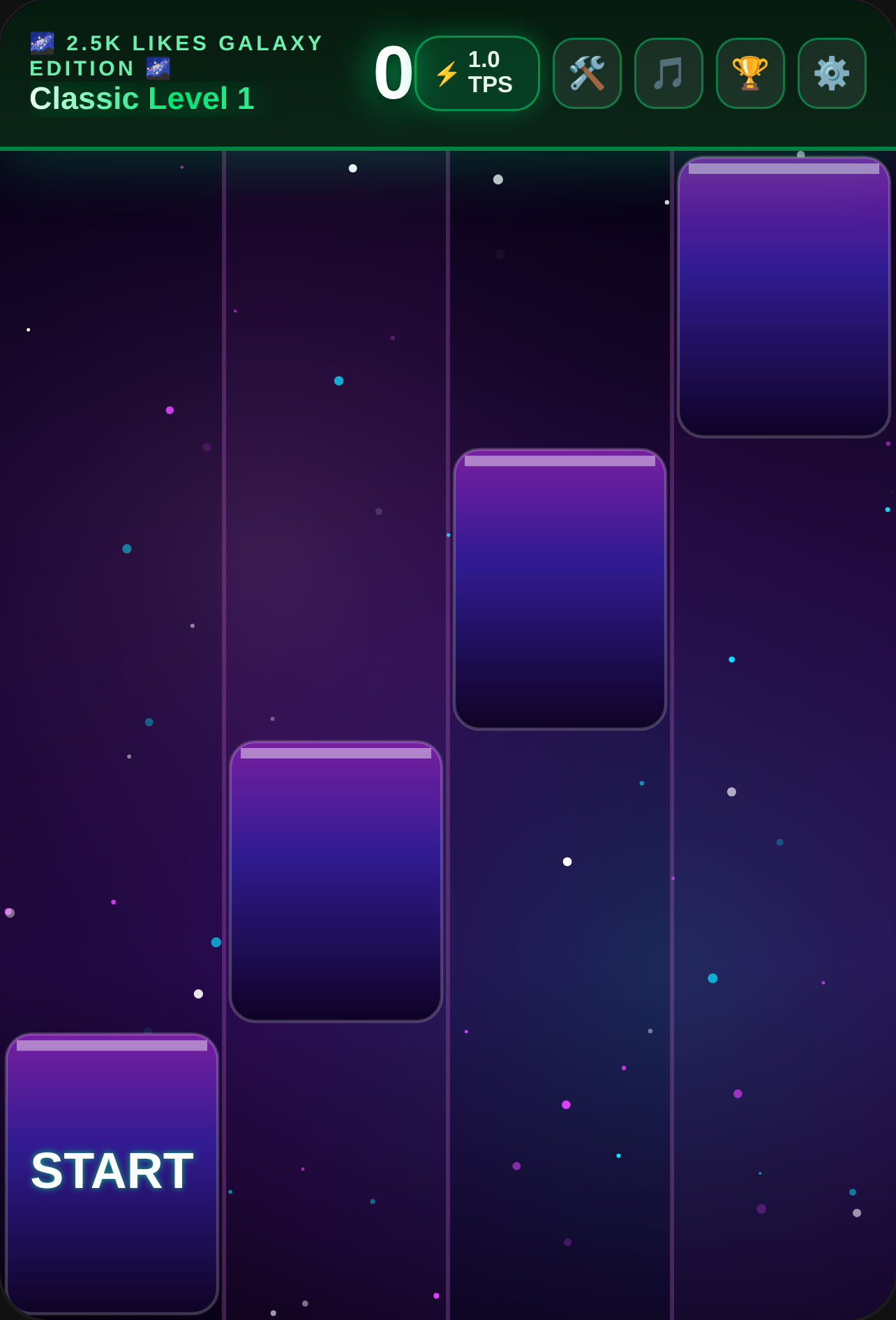 Piano Tiles 2 - 2.5K Likes Galaxy Edition cover