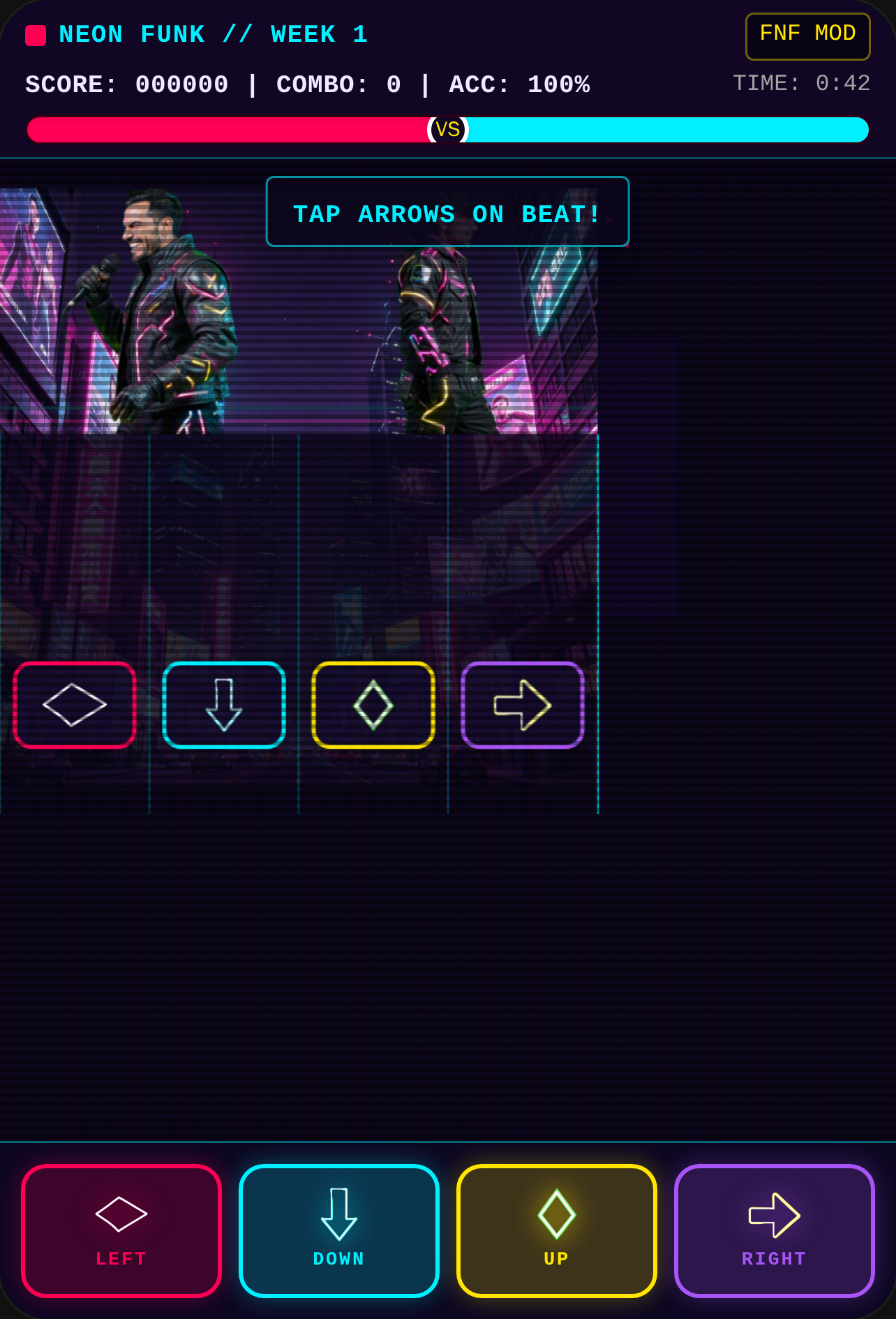 FNF Cyberpunk Mod cover