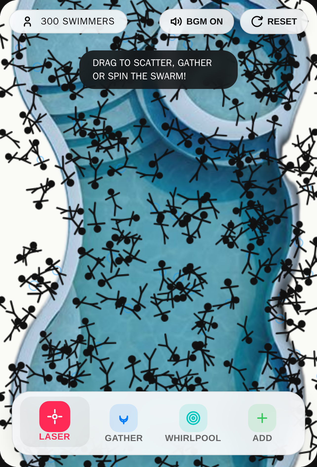 300 Swimming Stickmen cover