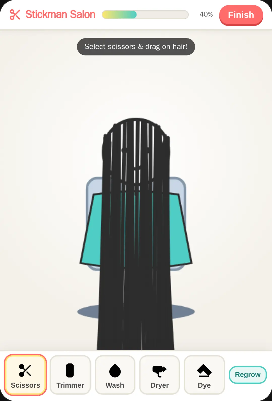 Stickman Crazy Hair Salon cover