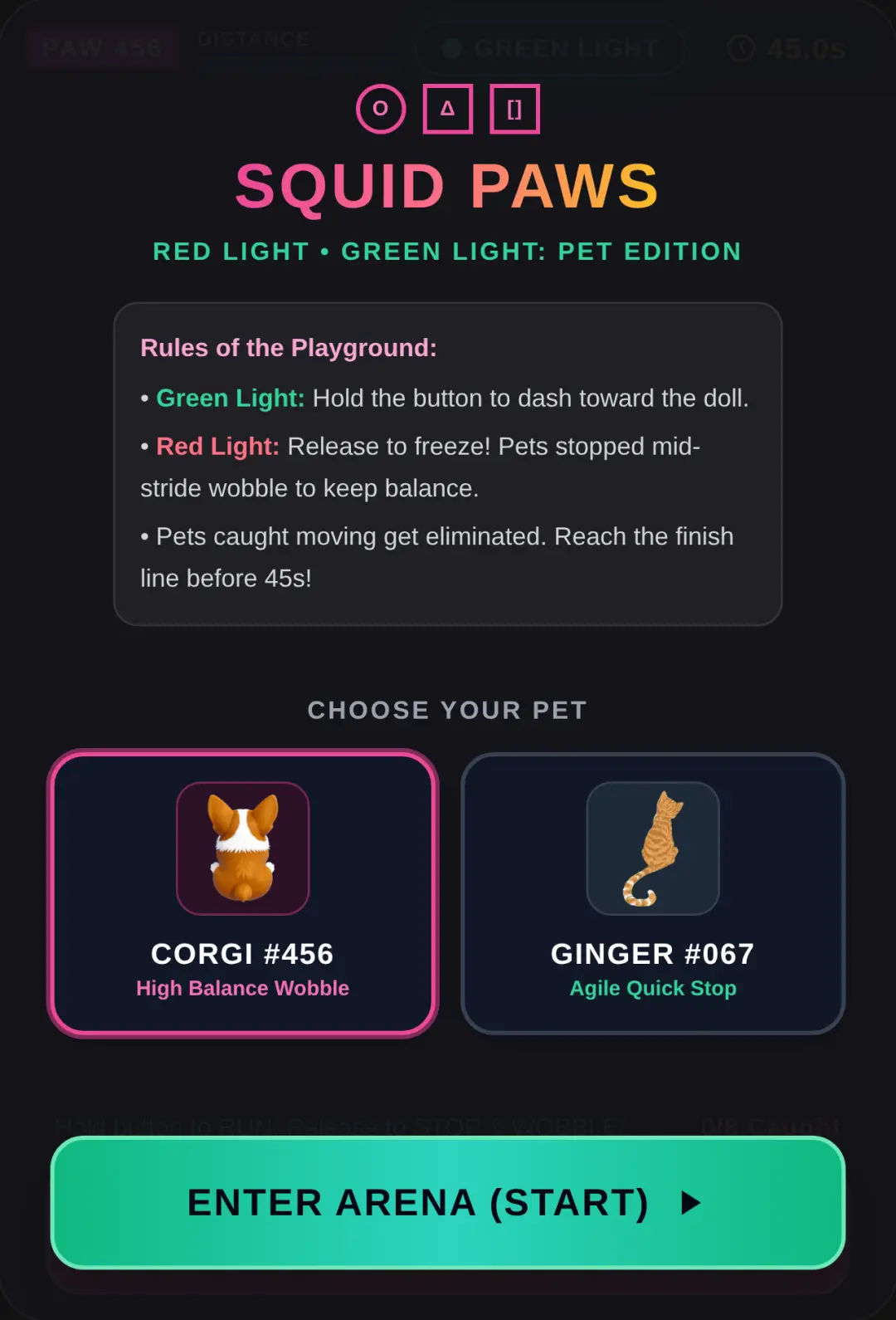 Squid Paws: Red Light, Green Light cover