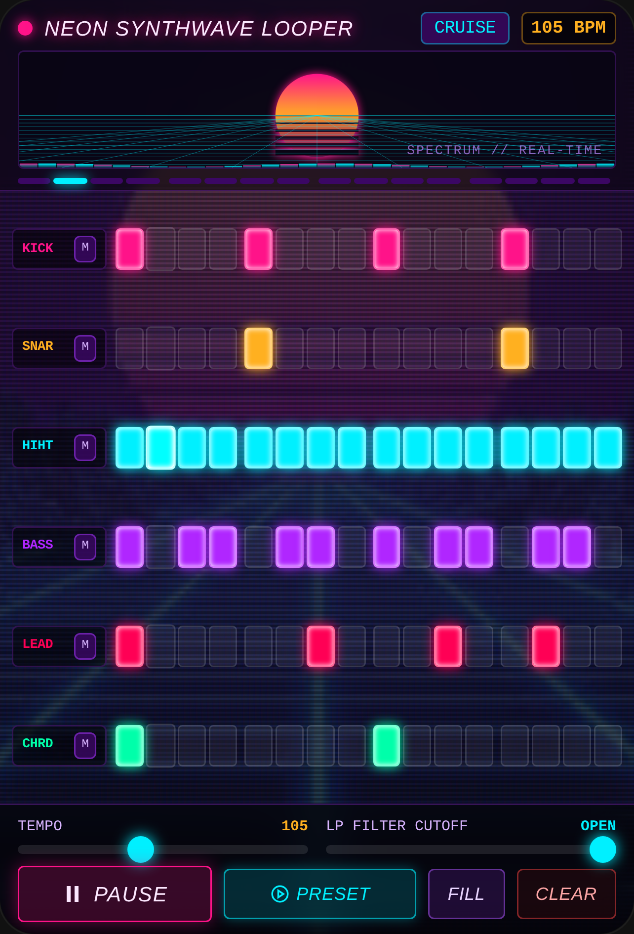 Neon Synthwave Looper cover