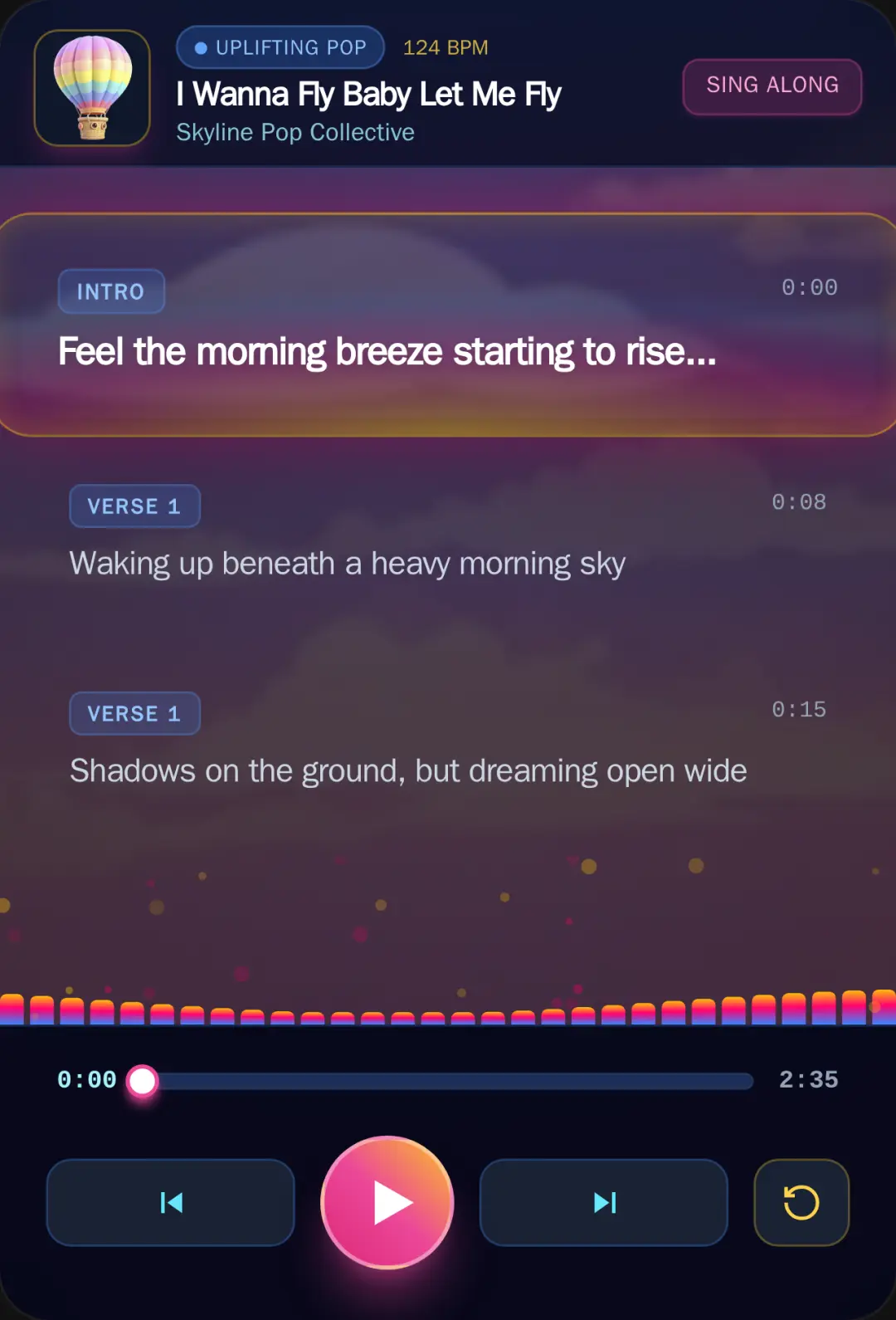 I Wanna Fly Baby Let Me Fly cover