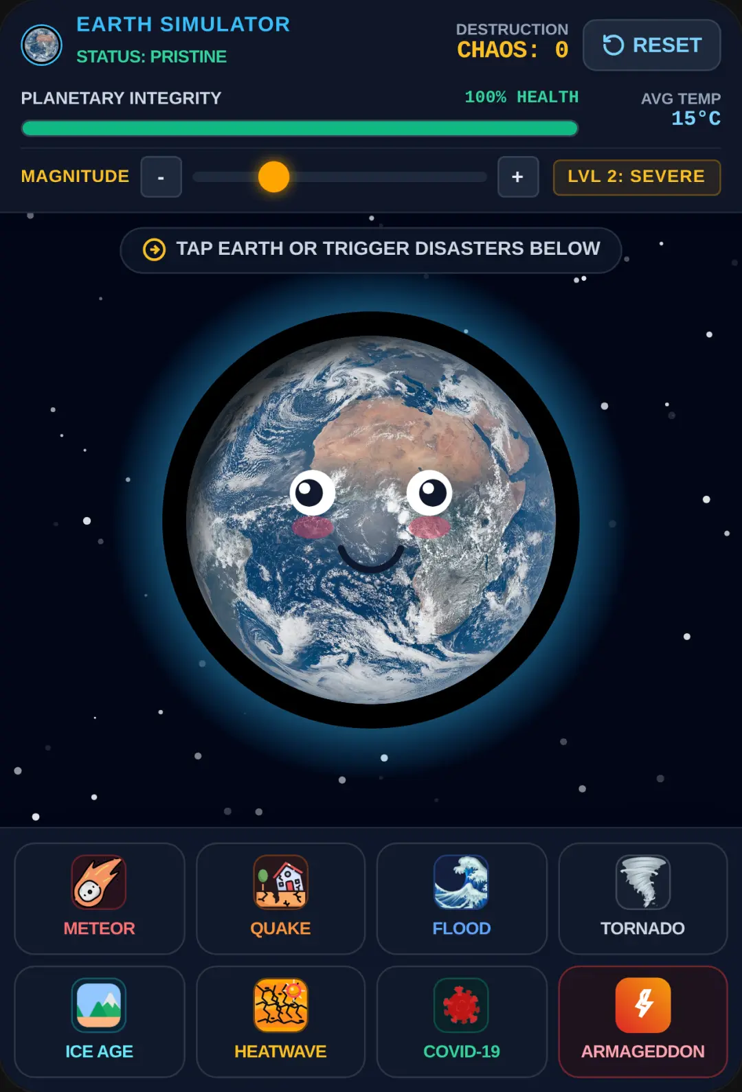 Earth Chaos Simulator cover