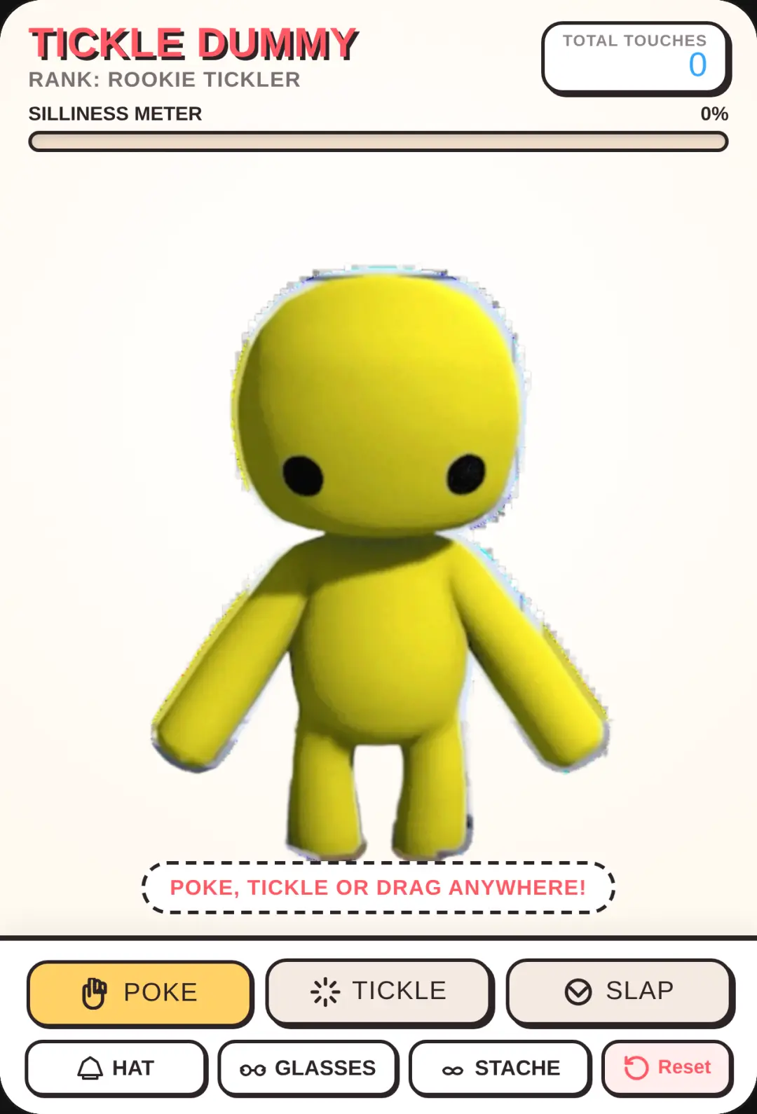 Tickle Dummy - Touch & Squeeze Toy cover