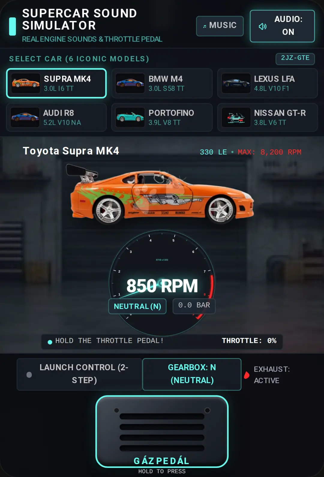 Supercar Sound Simulator cover