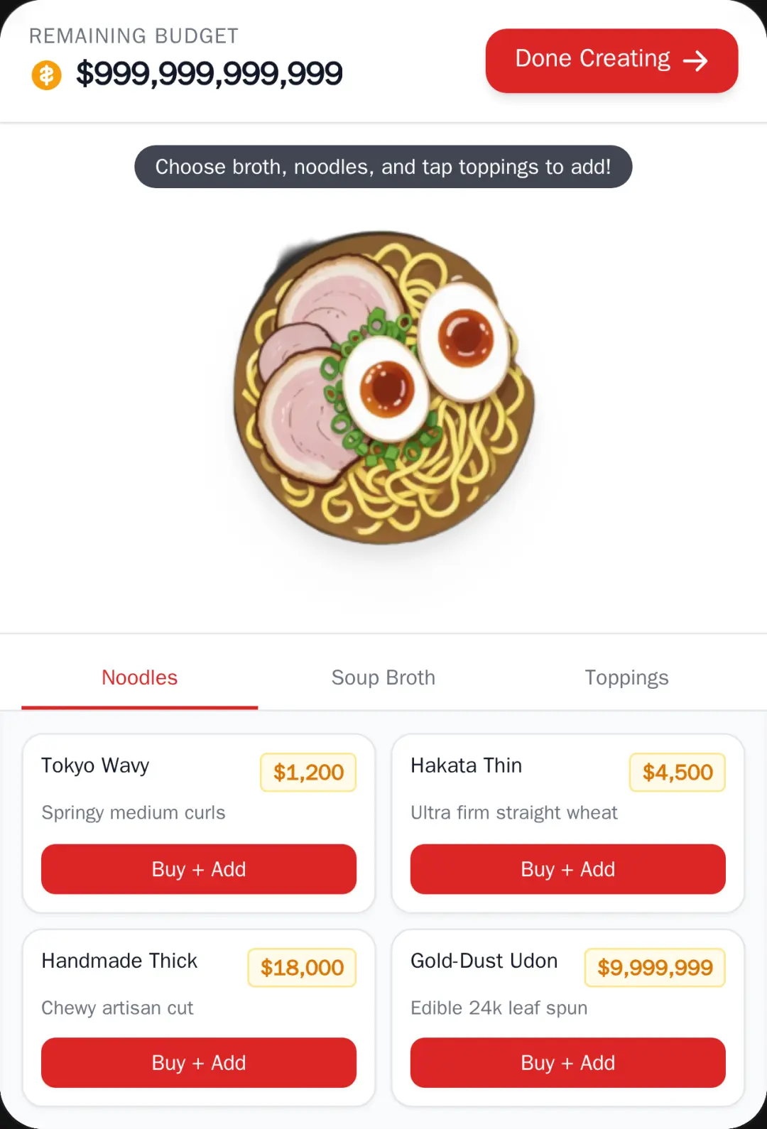 MAKE YOUR OWN RAMEN HEHEGEGE cover