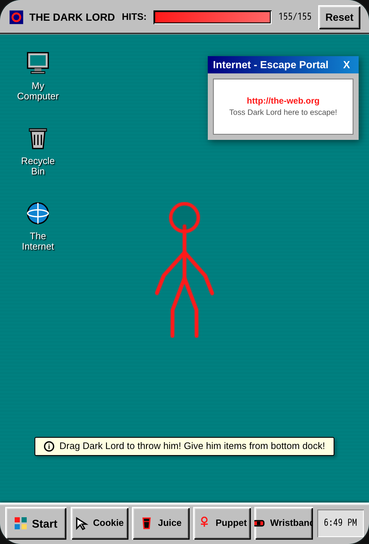 The Dark Lord - Desktop Ragdoll Sandbox cover