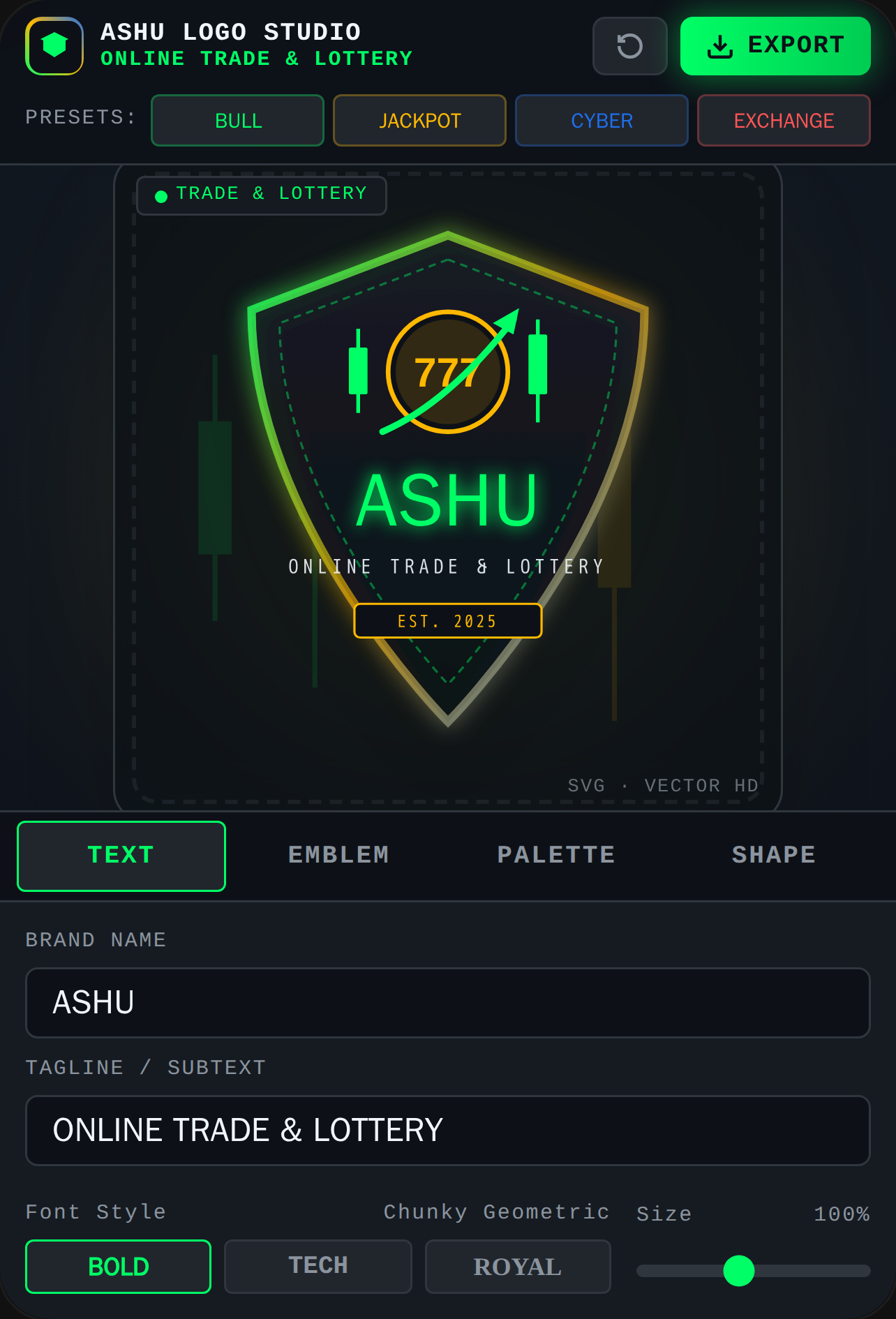 Ashu Trade & Lottery — Logo Studio cover