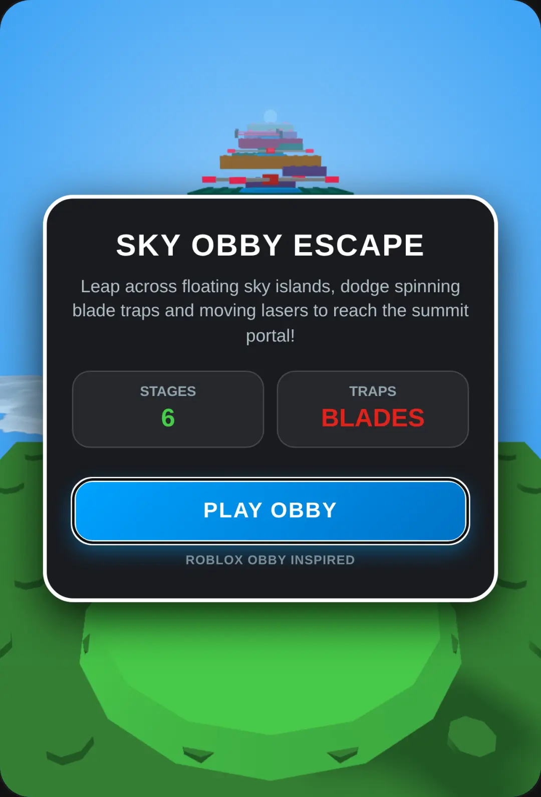 Sky Obby Escape (Easy mode) cover