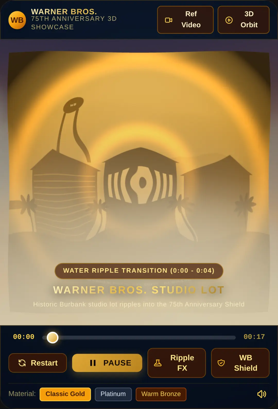 Warner Bros 75th Anniversary 3D Showcase cover