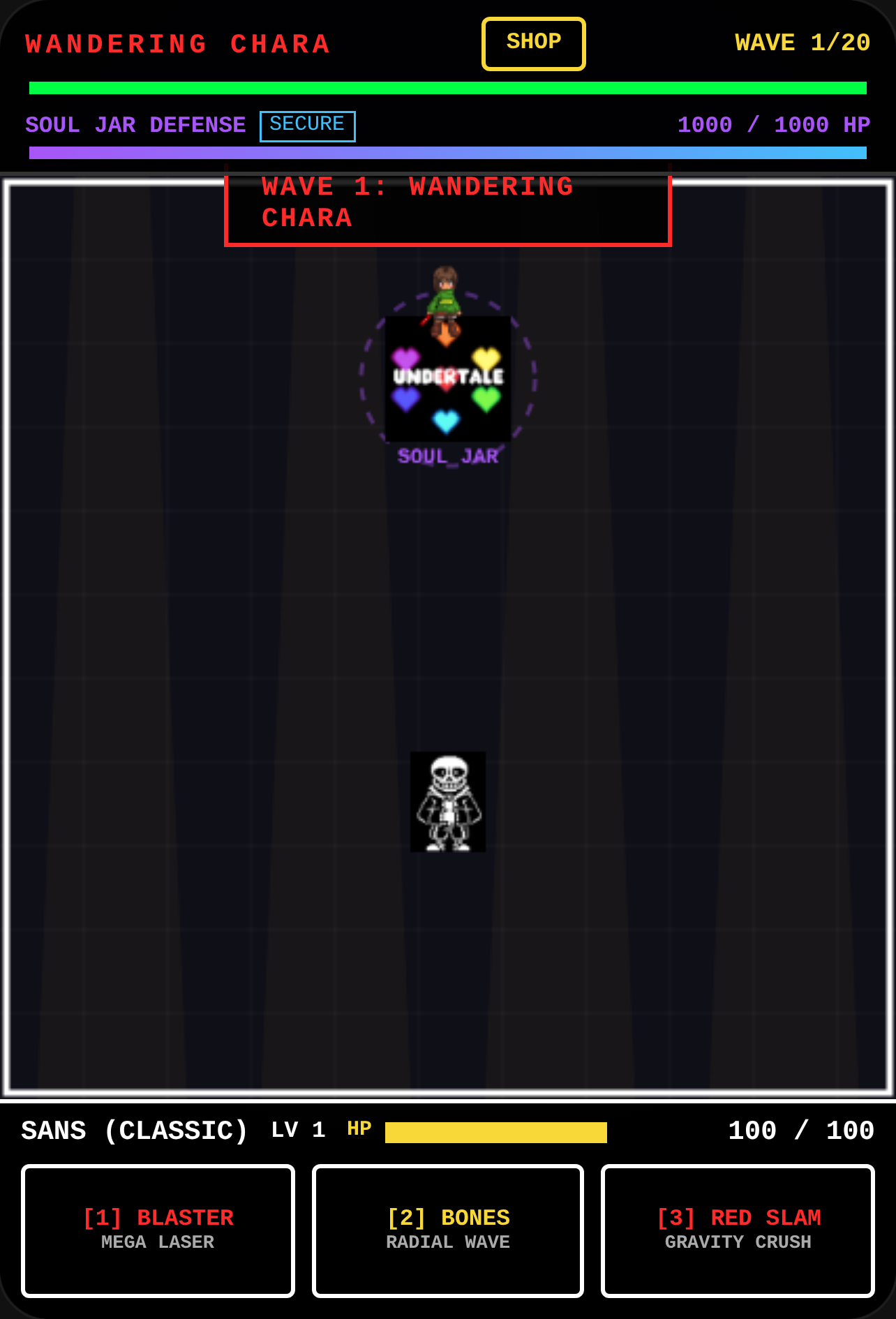 Sans vs Chara - Boss Rush cover