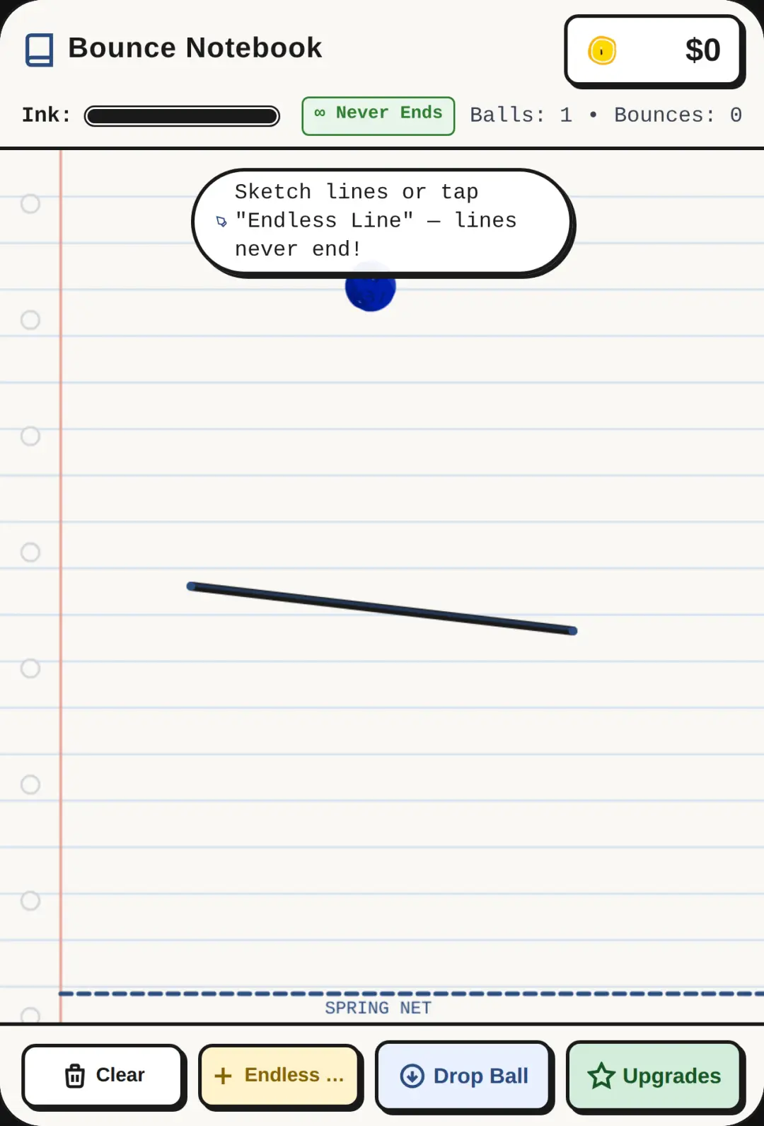 Bounce Notebook Simulator cover