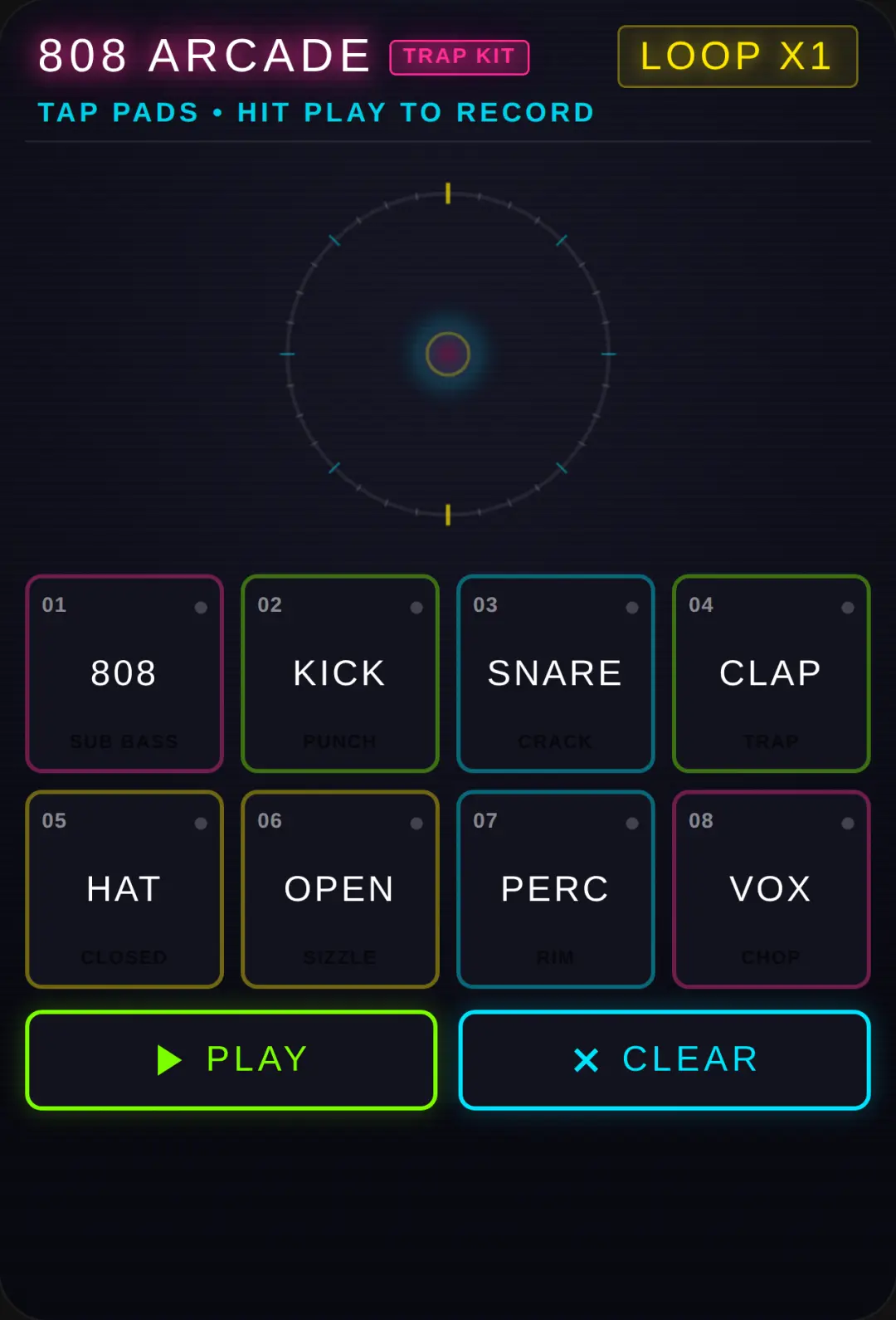 808 Arcade Beat Pad cover
