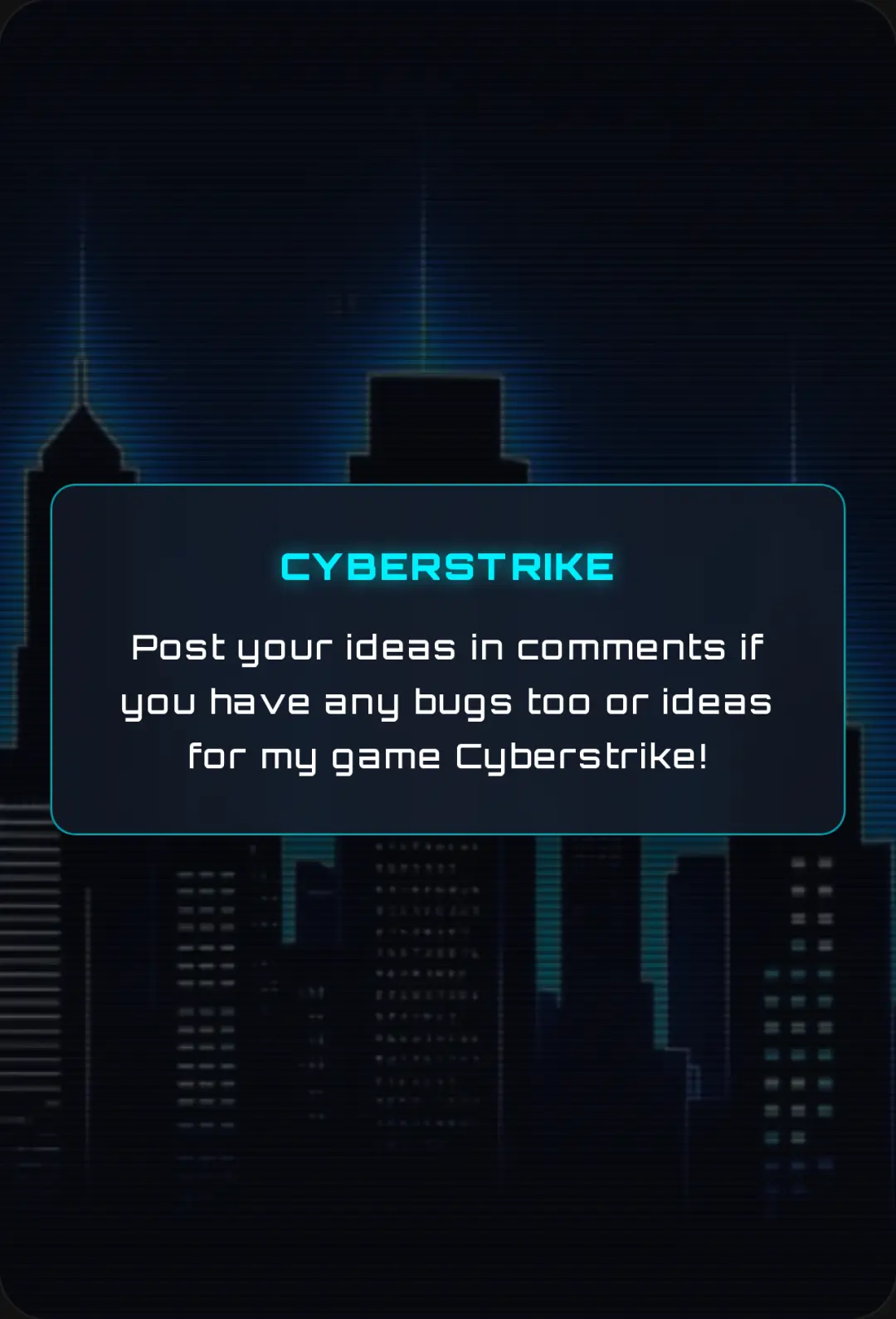 Cyberstrike - Community Hub & Feedback cover