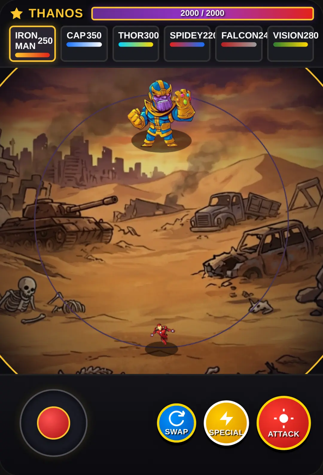 Avengers vs Thanos - Arena Brawler cover