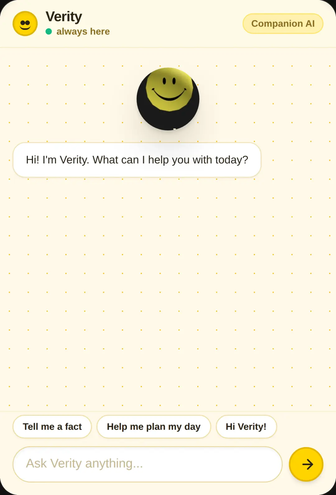 Chat with Verity cover
