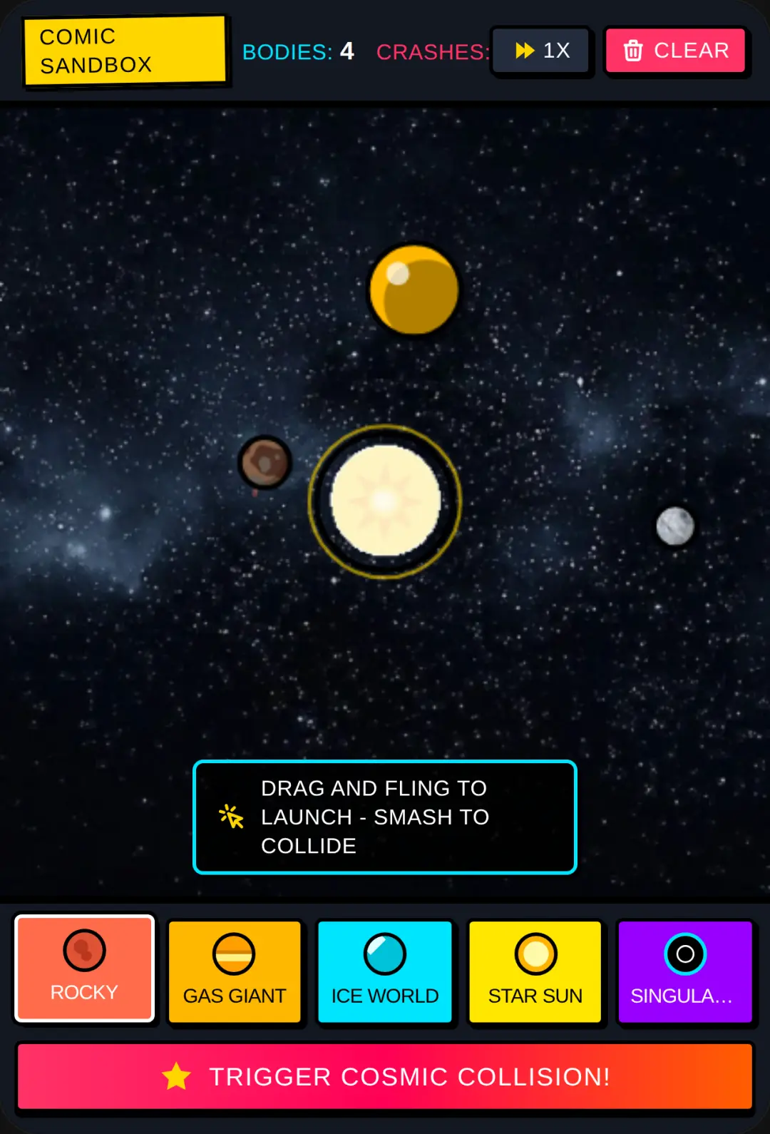 COSMIC CRASH SANDBOX cover