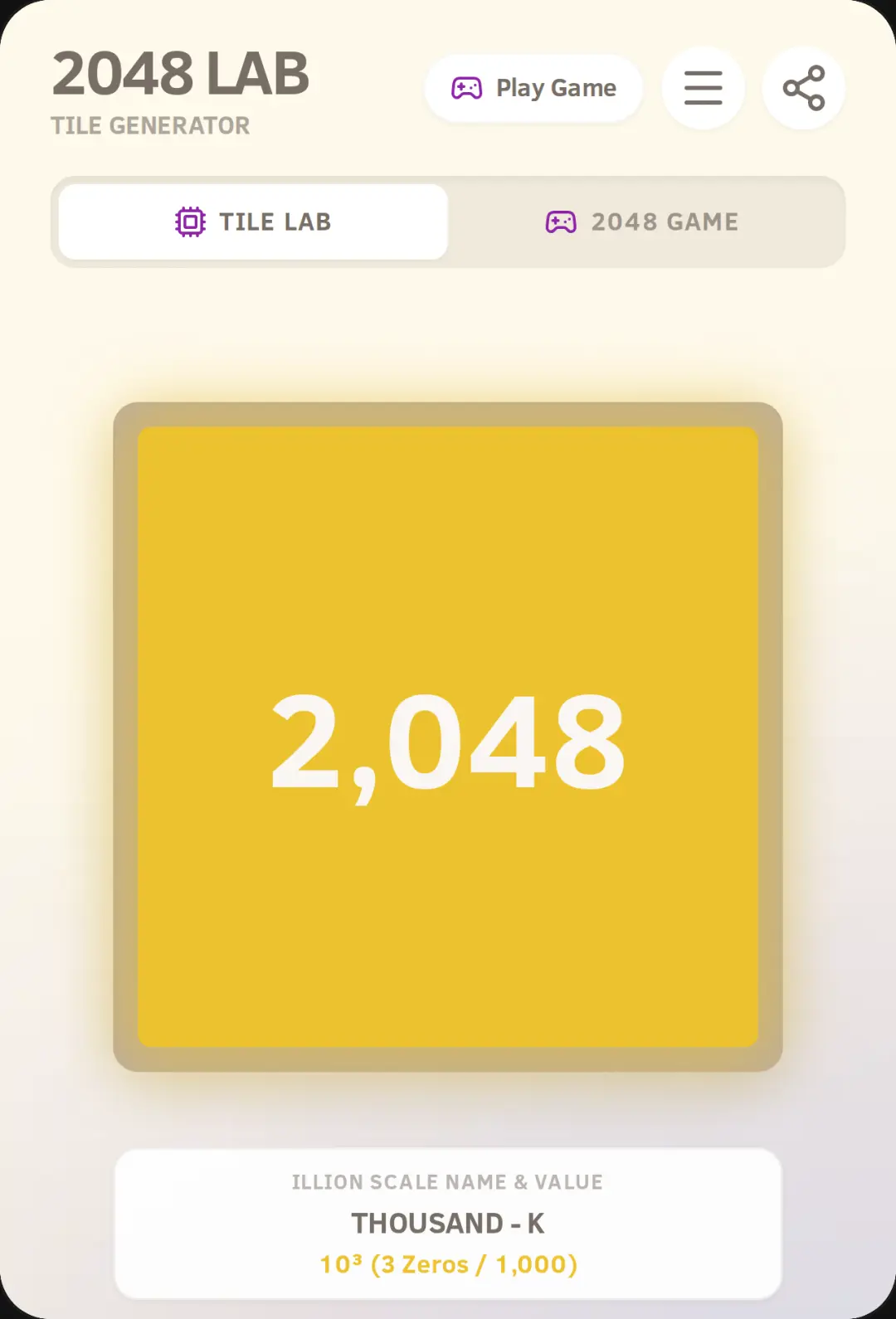 2048 Tile Lab cover