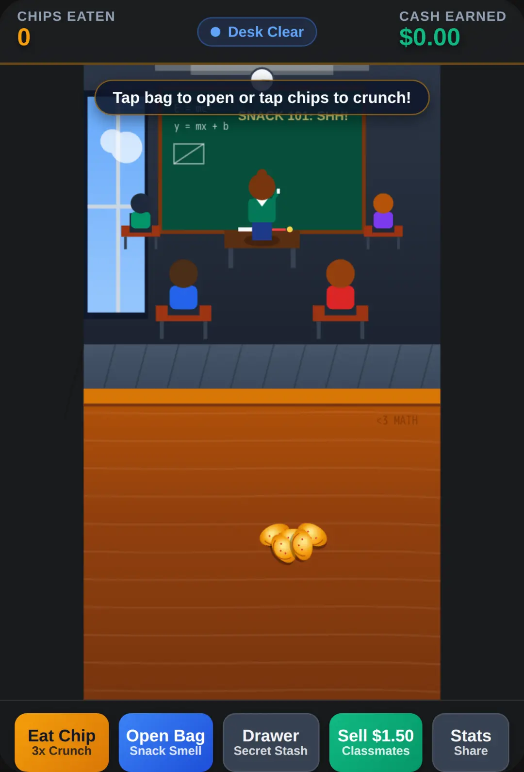 Classroom Snack Desk cover