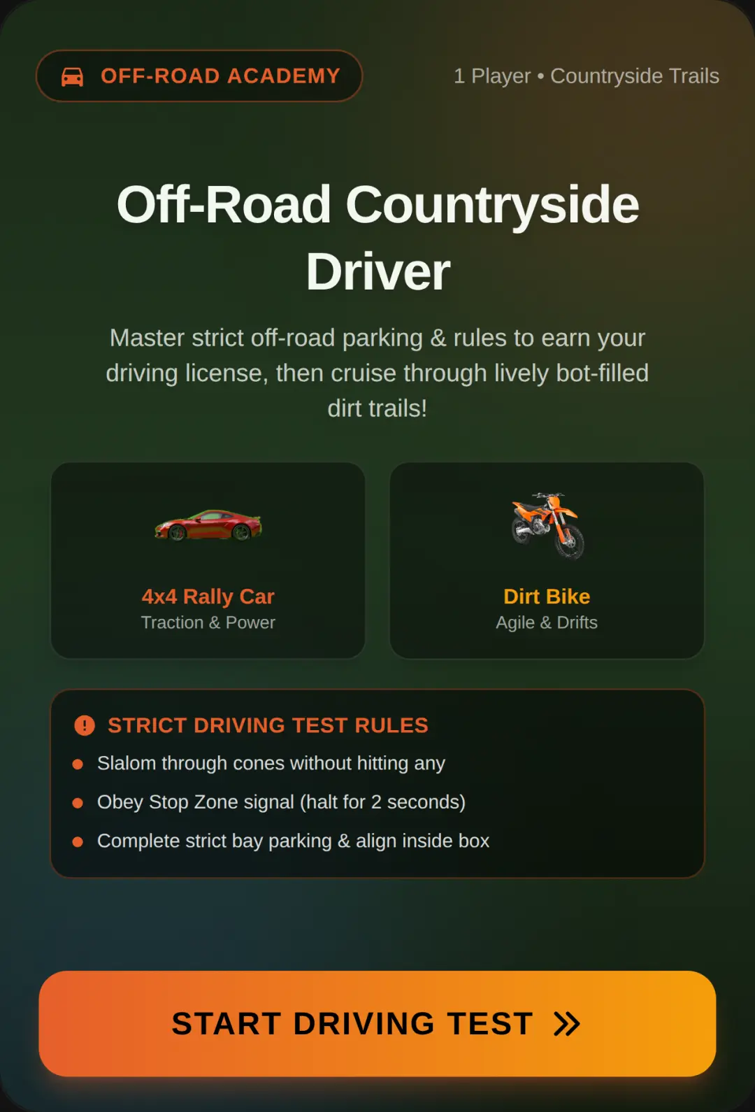 Off-Road Countryside Driver cover