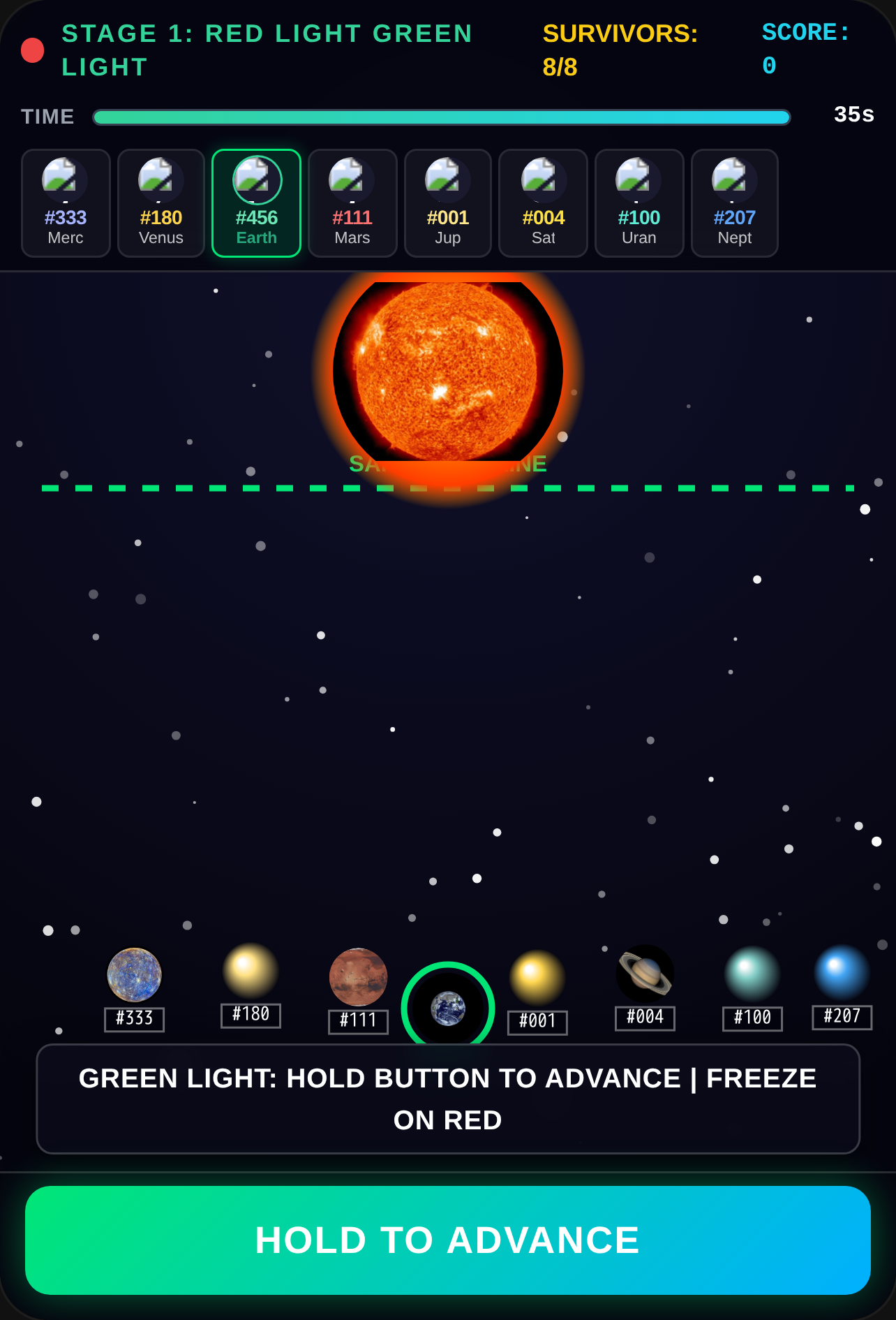 Solar System Squid Game cover