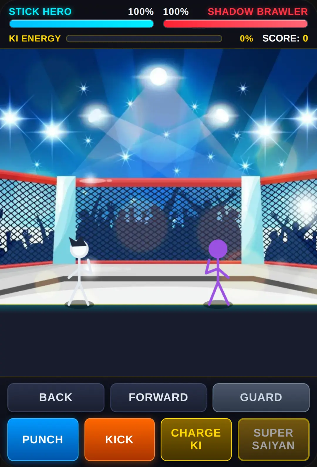 Stickman Saiyan Showdown cover