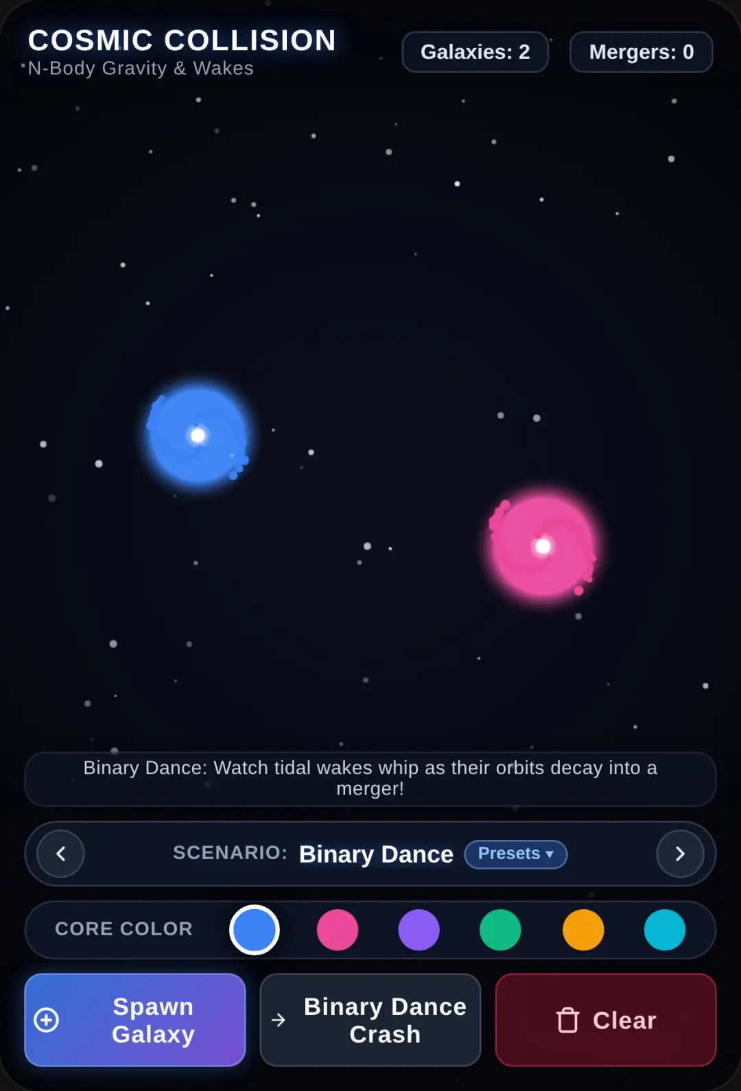 Cosmic Collision: Galaxies cover