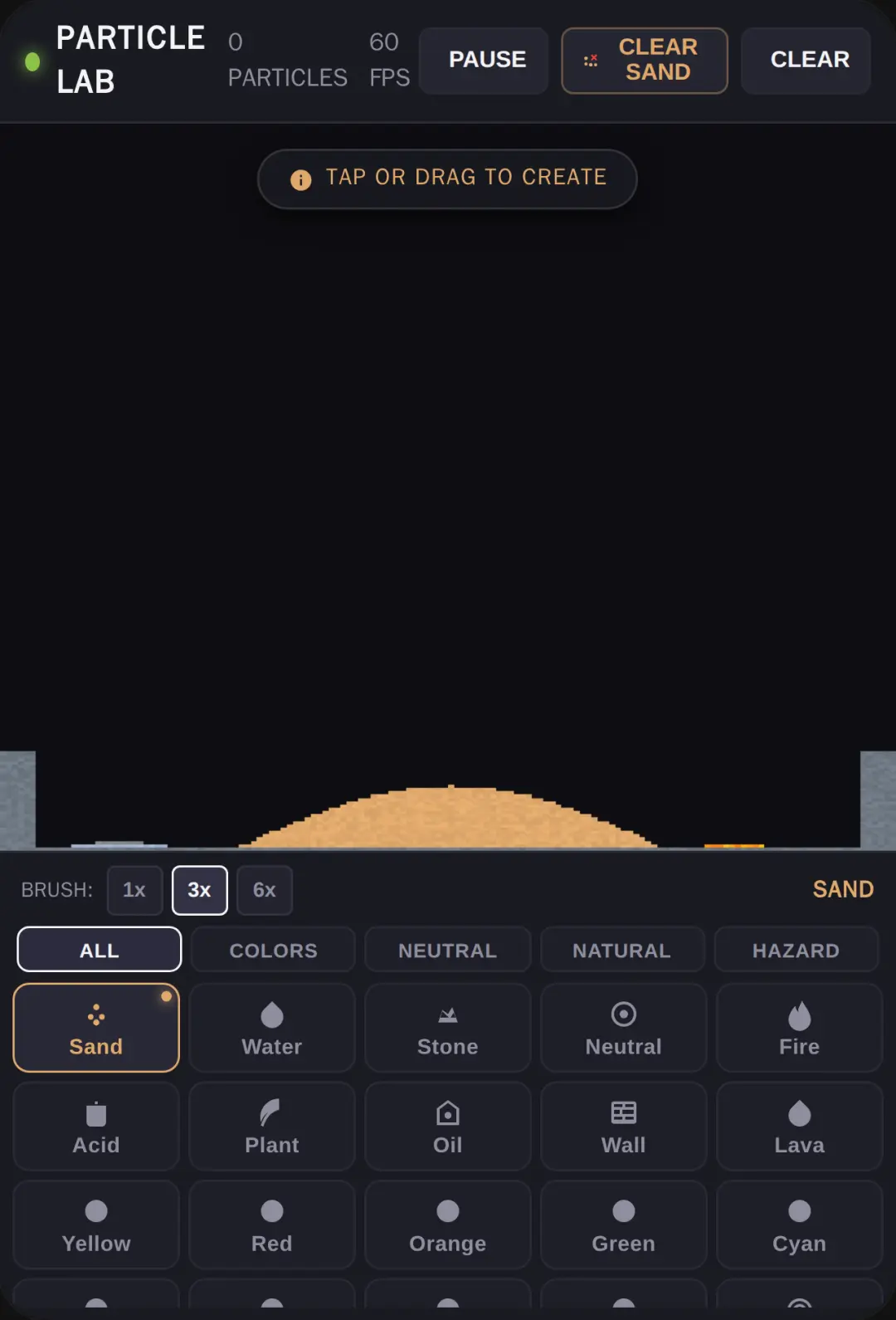 Retro Particle Lab - Sand Simulation Sandbox cover