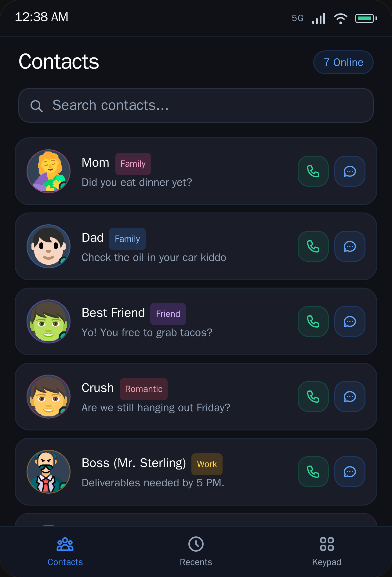 Phone Connect - Text and Call Simulator cover