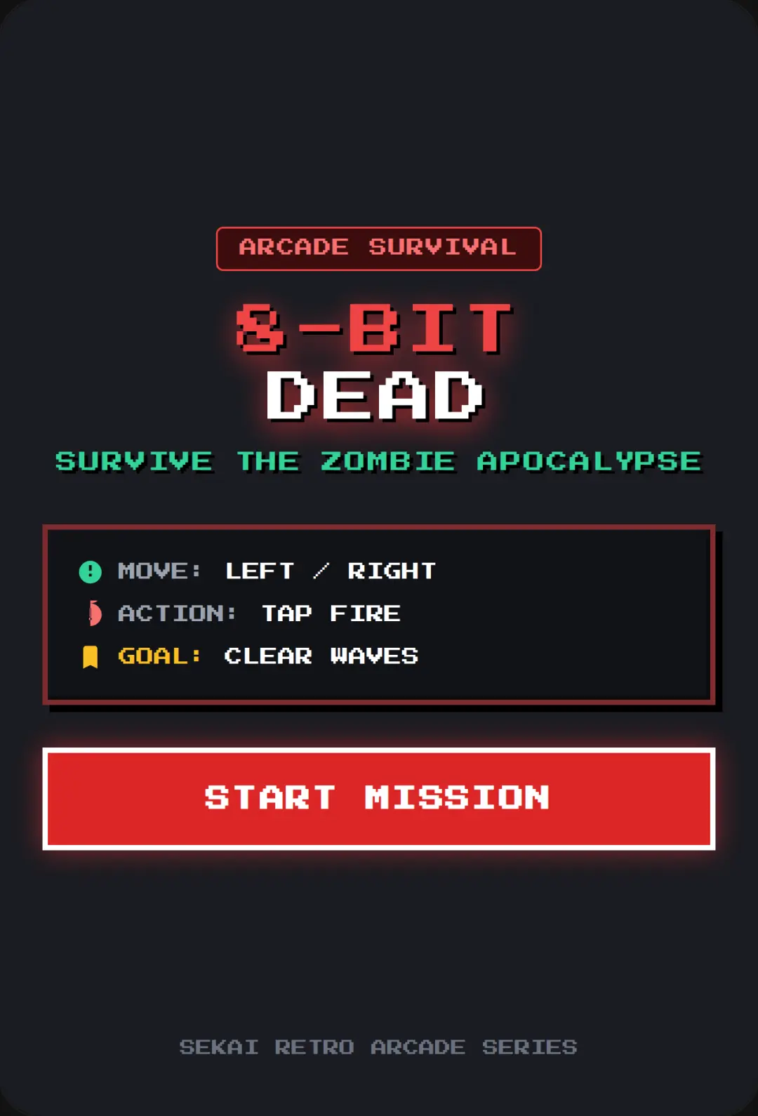 8-Bit Dead - Retro Zombie Shooter cover