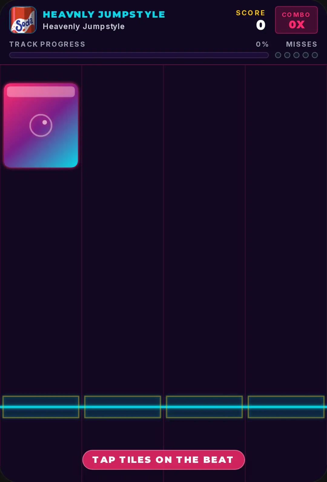 Heavenly Jumpstyle - Piano Tiles cover
