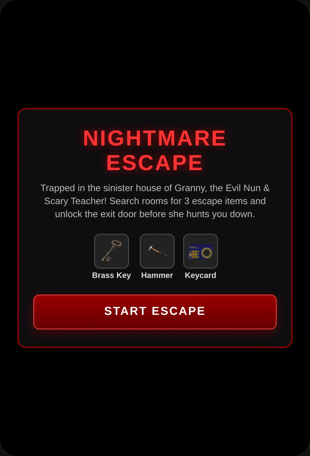 Escape the Horror House cover
