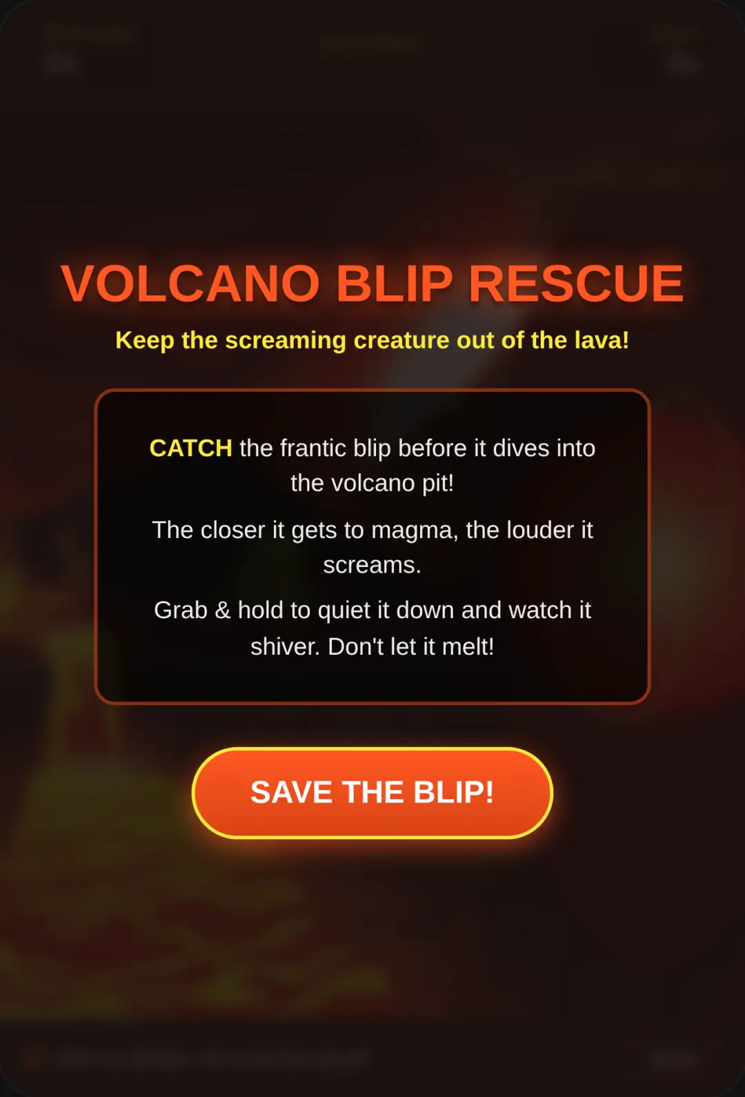 Volcano Blip Rescue cover