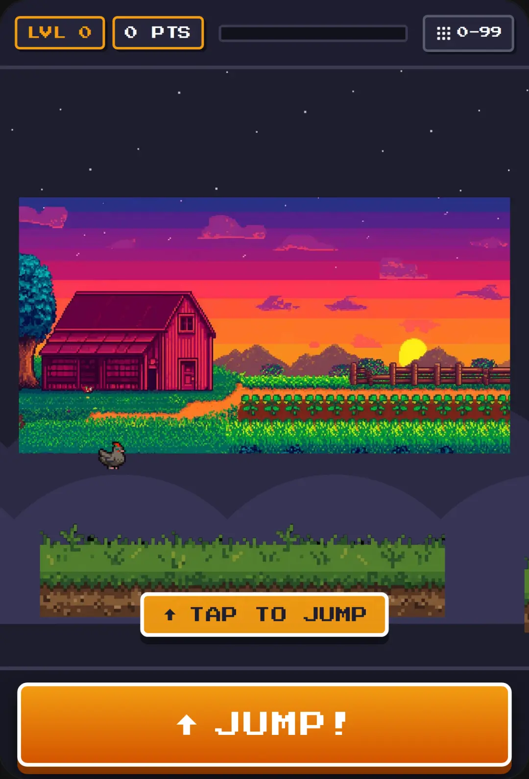 Pixel Chicken Run: Level 0-99 cover
