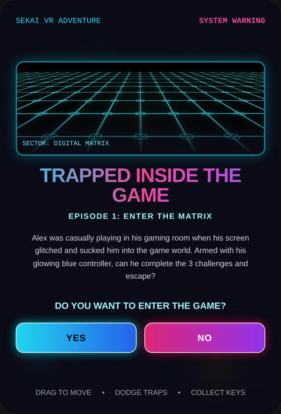 TRAPPED INSIDE THE GAME cover